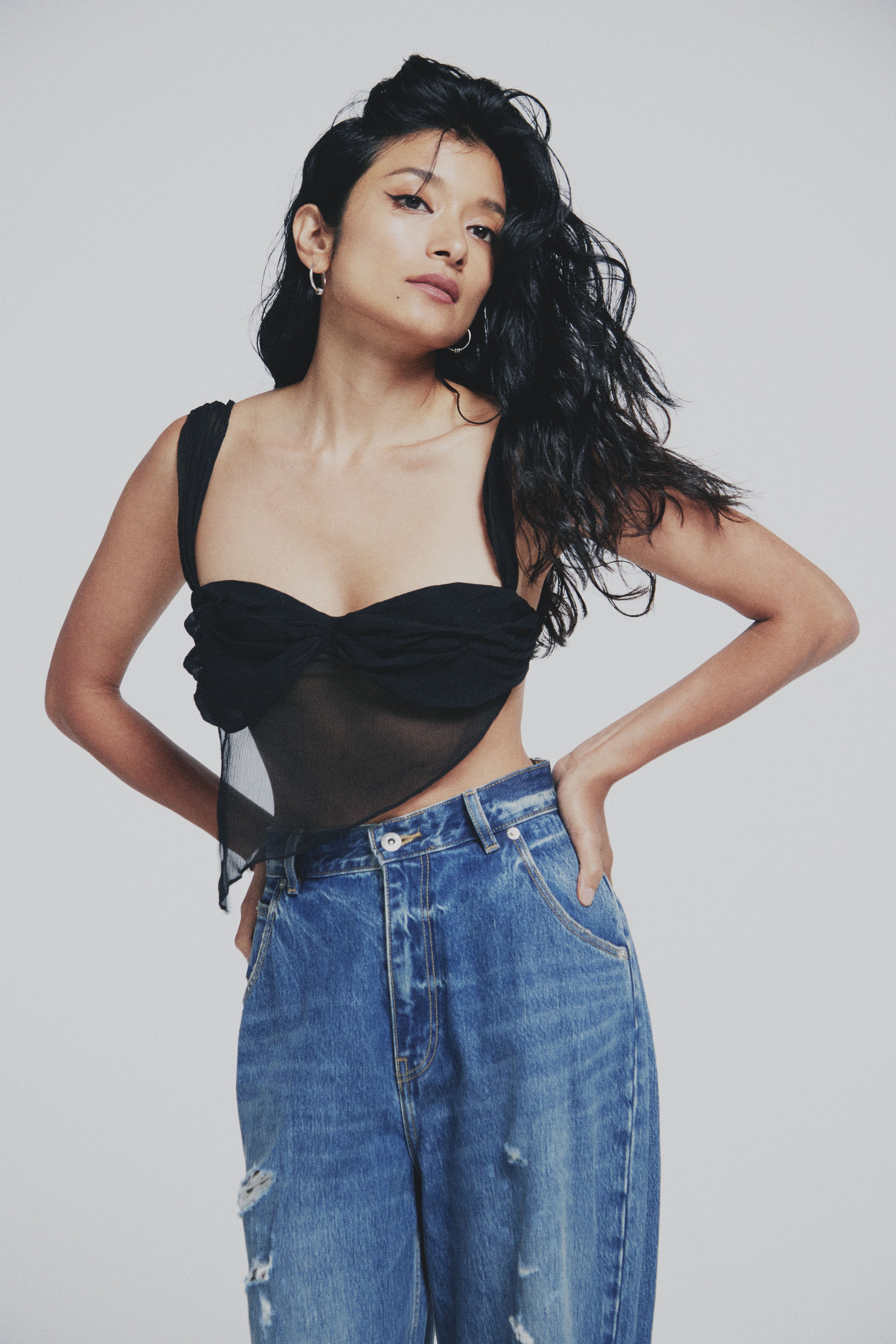 VINTAGE WIDE TAPERED INDIGO CRUSH