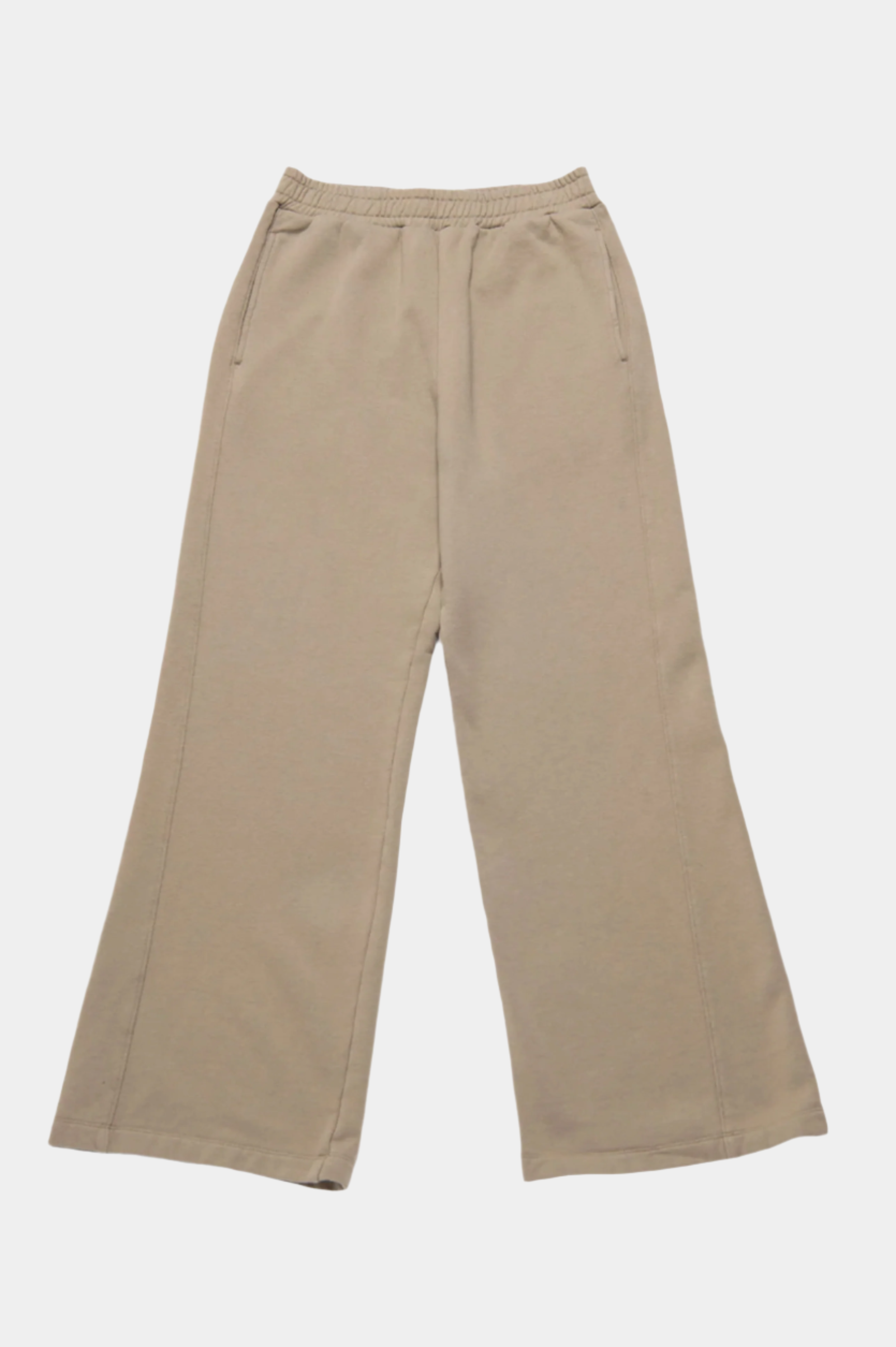 FRENCH TERRY LONG PANTS LIGHT BROWN