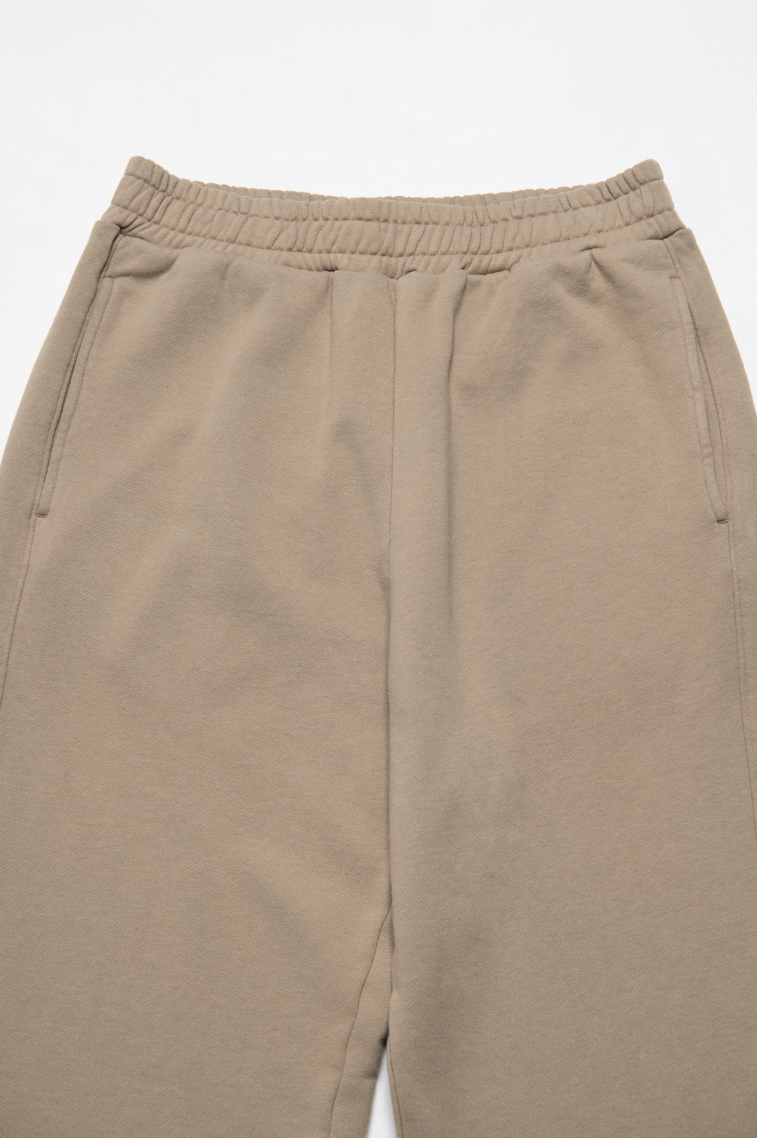 FRENCH TERRY LONG PANTS LIGHT BROWN