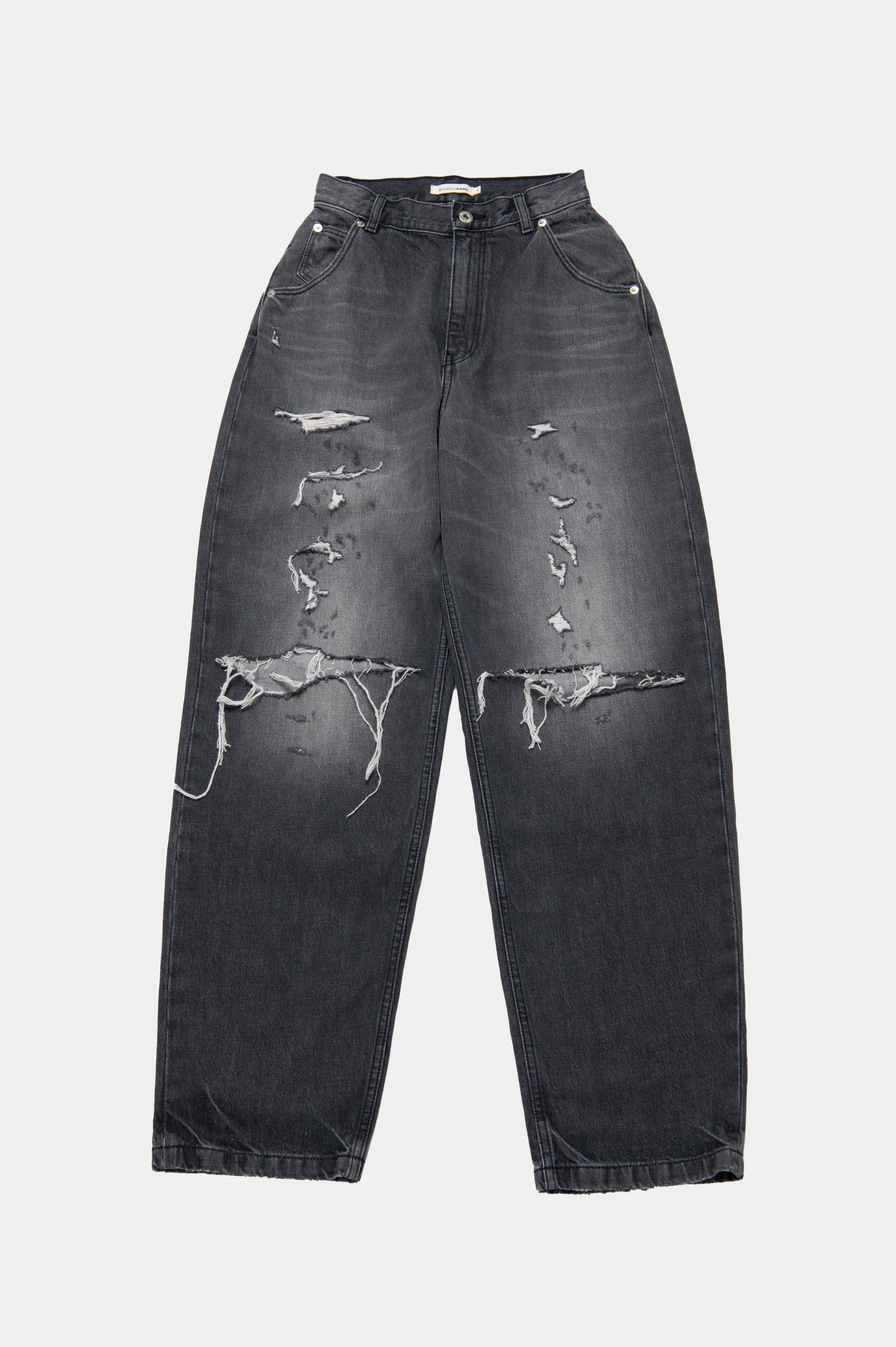 VINTAGE WIDE TAPERED GRAY CRUSH