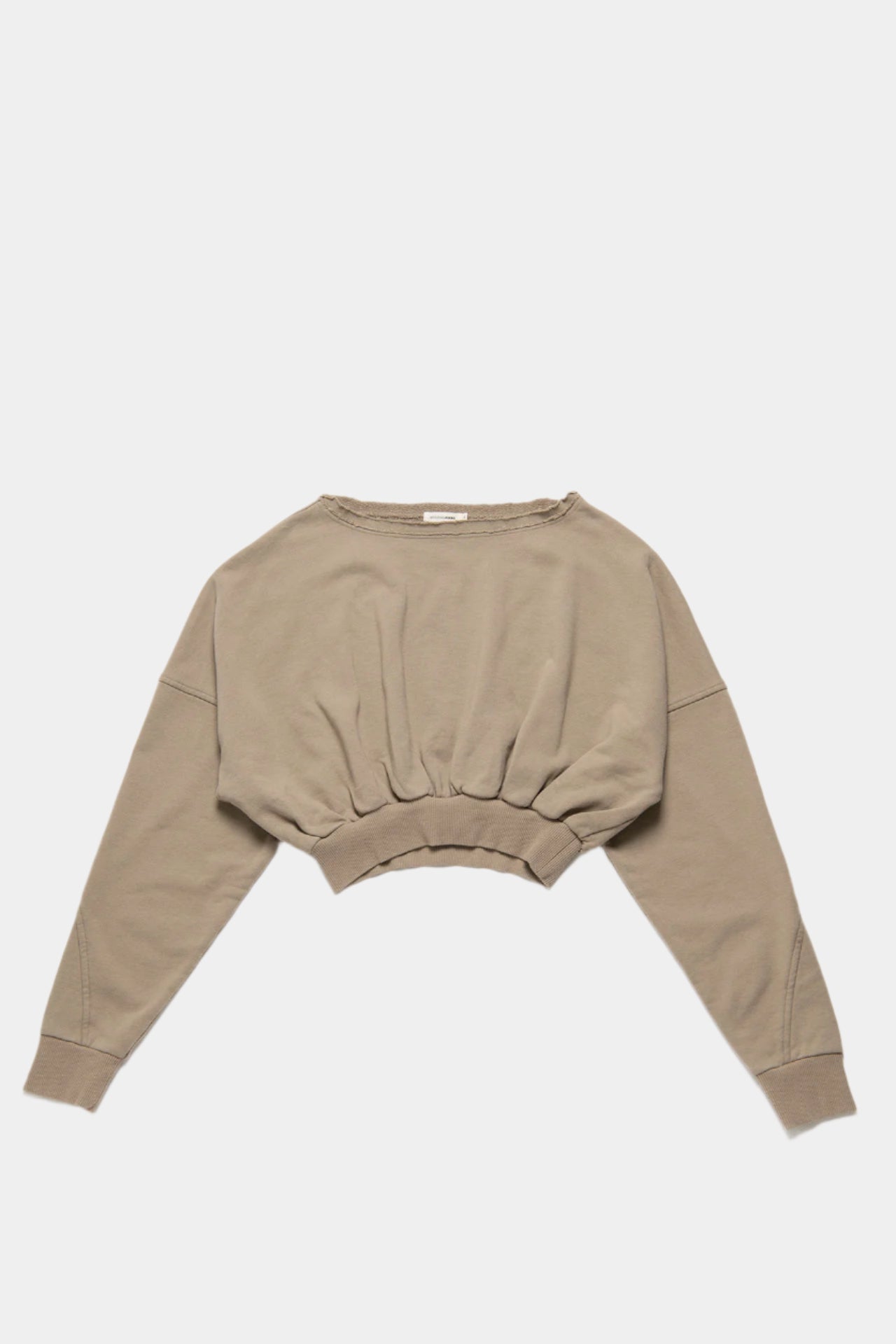 FRENCH TERRY TRAINER LIGHT BROWN