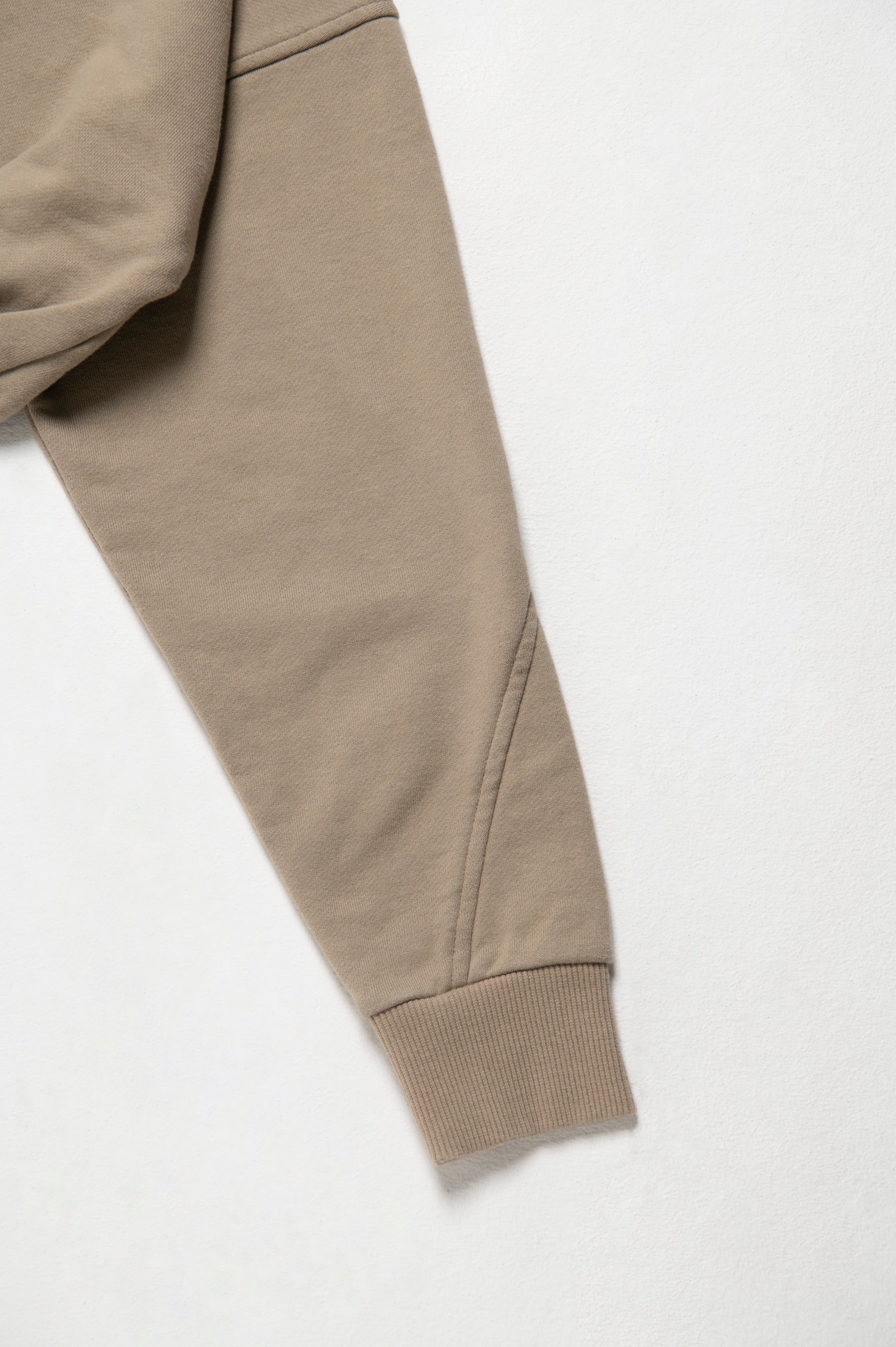 FRENCH TERRY TRAINER LIGHT BROWN