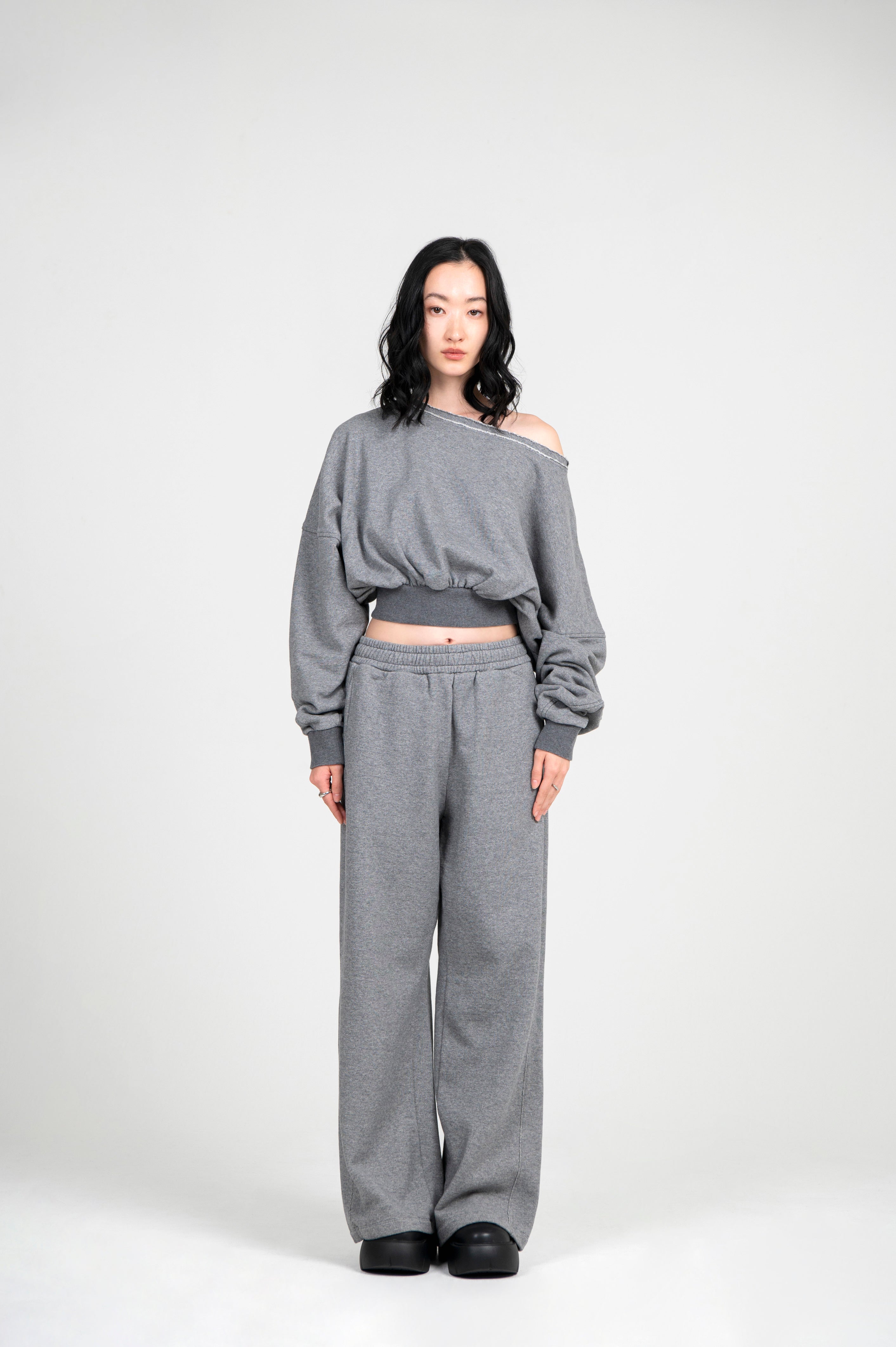 FRENCH TERRY TRAINER CHARCOAL