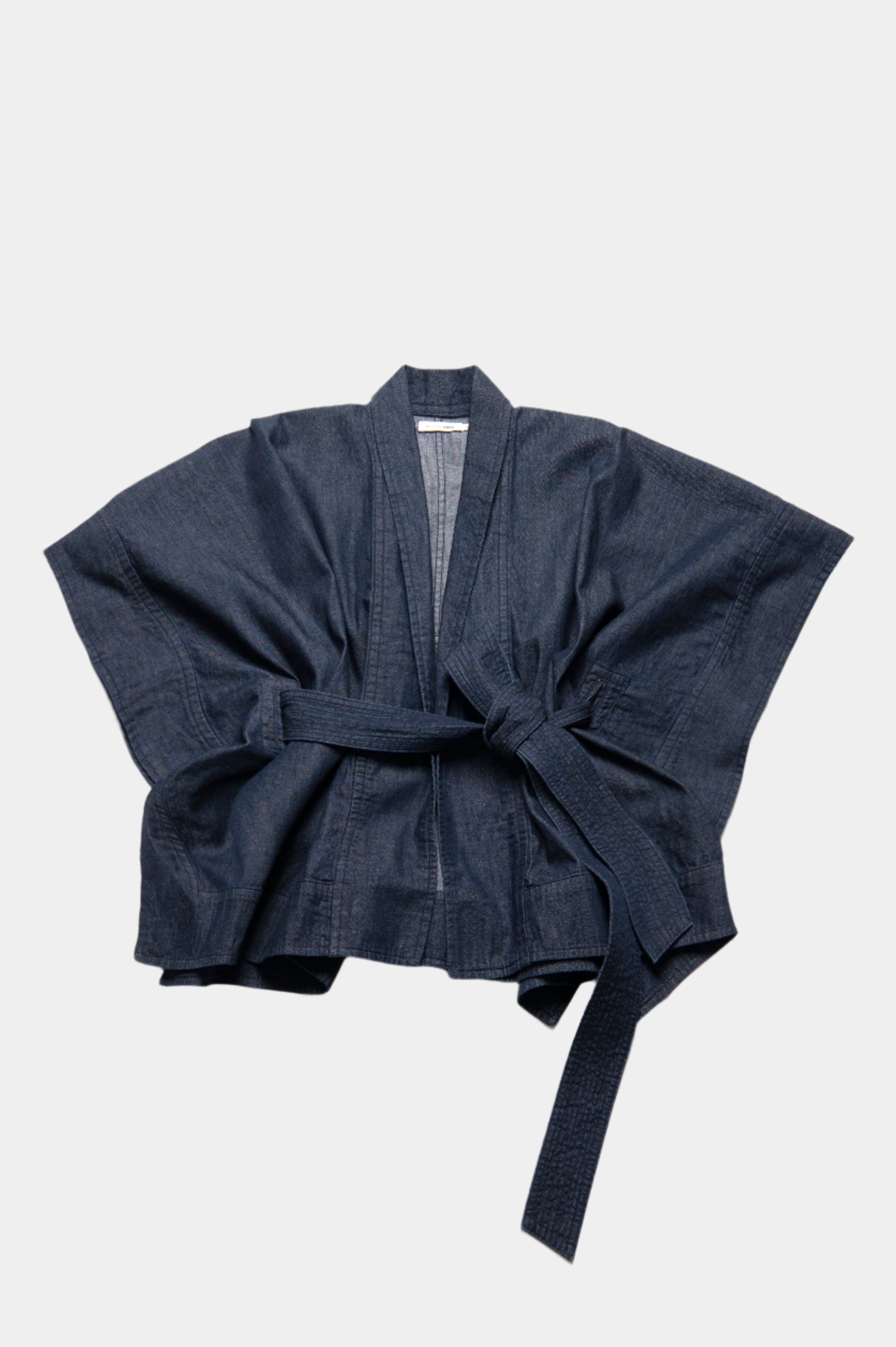 Kimono Light Weight Denim Jacket Indigo