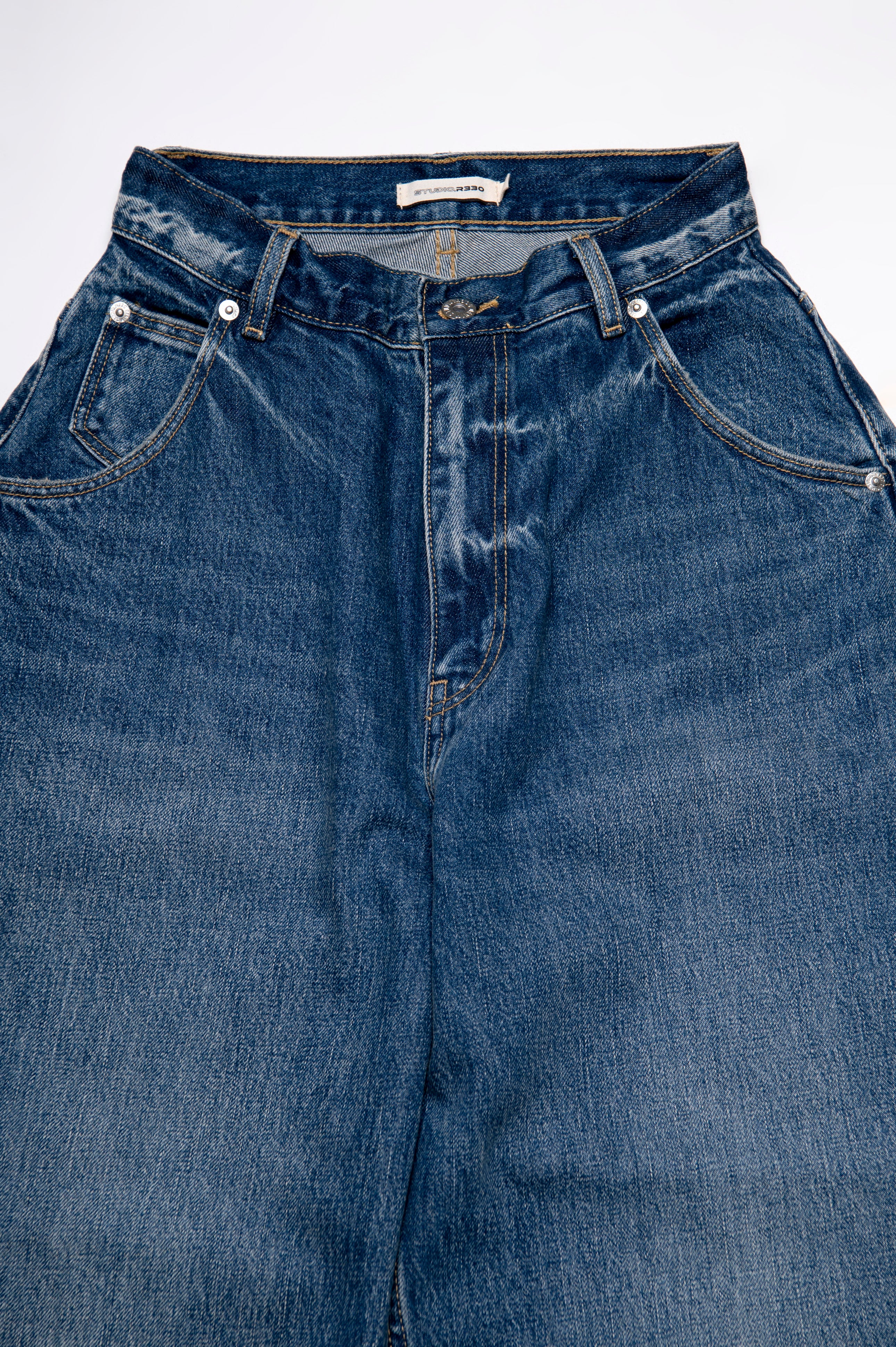 VINTAGE WIDE TAPERED M. INDIGO