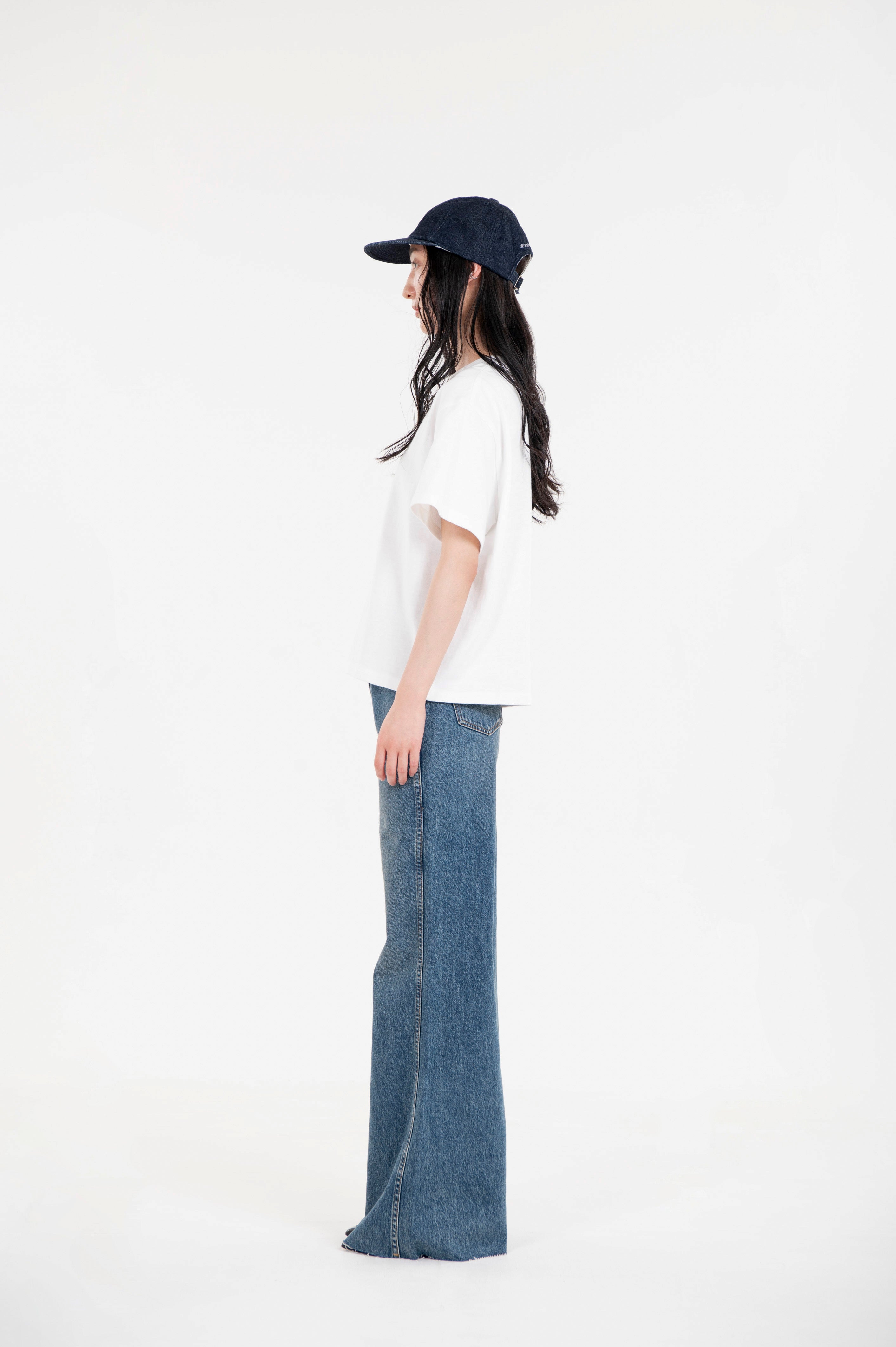 TSURIAMI JERSEY BOX TEE WHITE