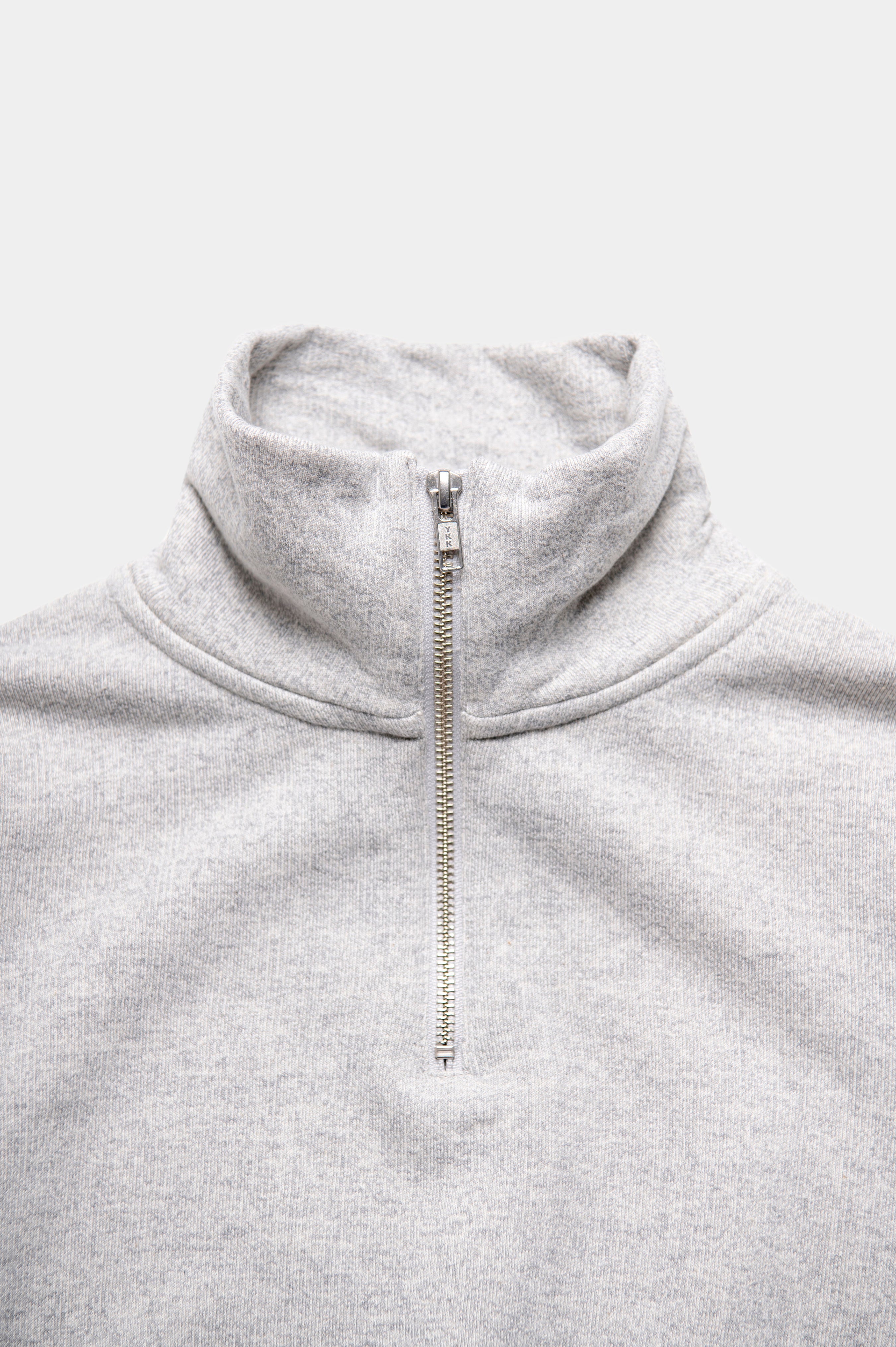 TSURIAMI CROPPED SWEAT H. ASH GREY