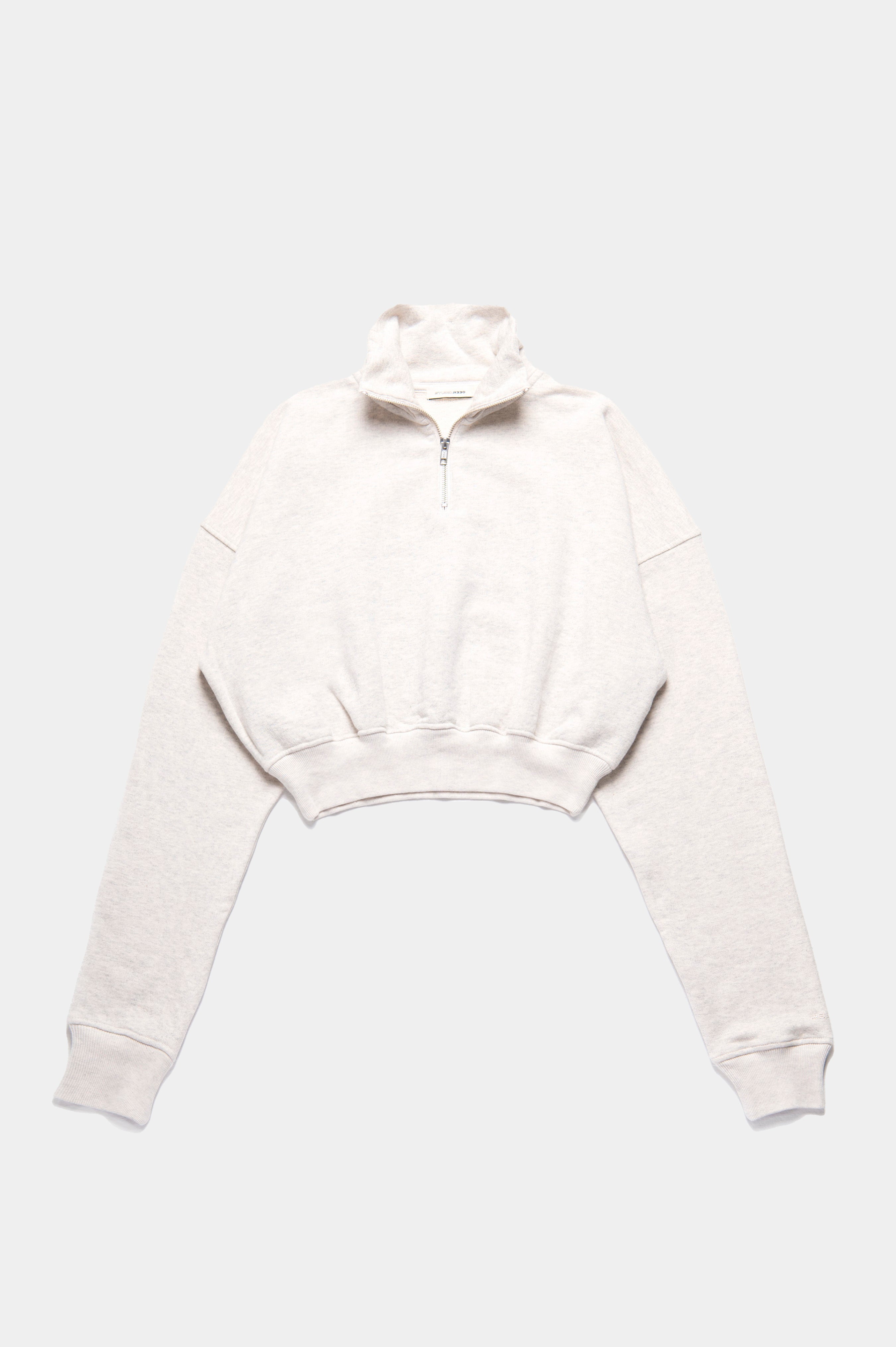 TSURIAMI CROPPED SWEAT OATMEAL