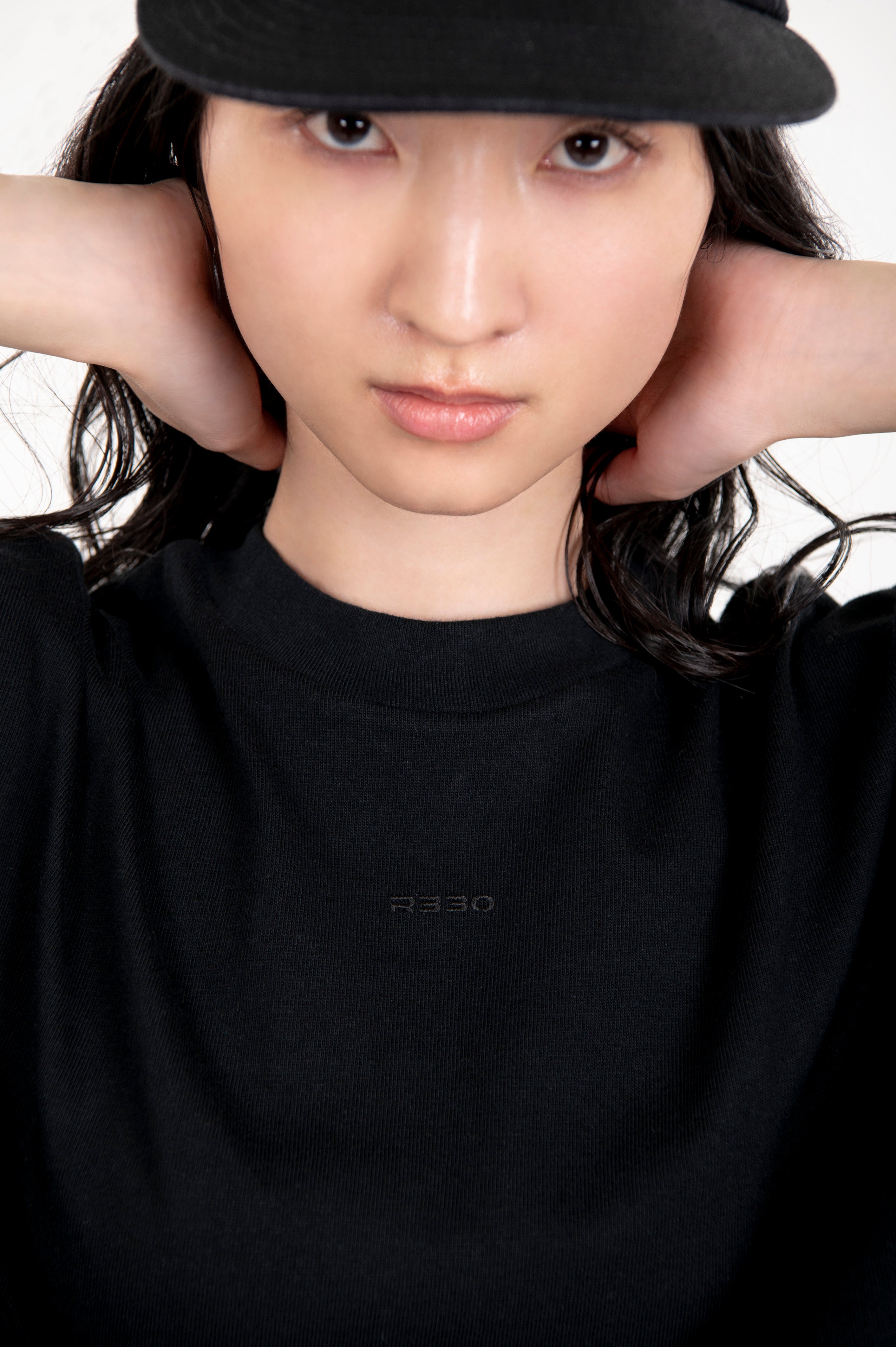 TSURIAMI JERSEY BOX TEE BLACK