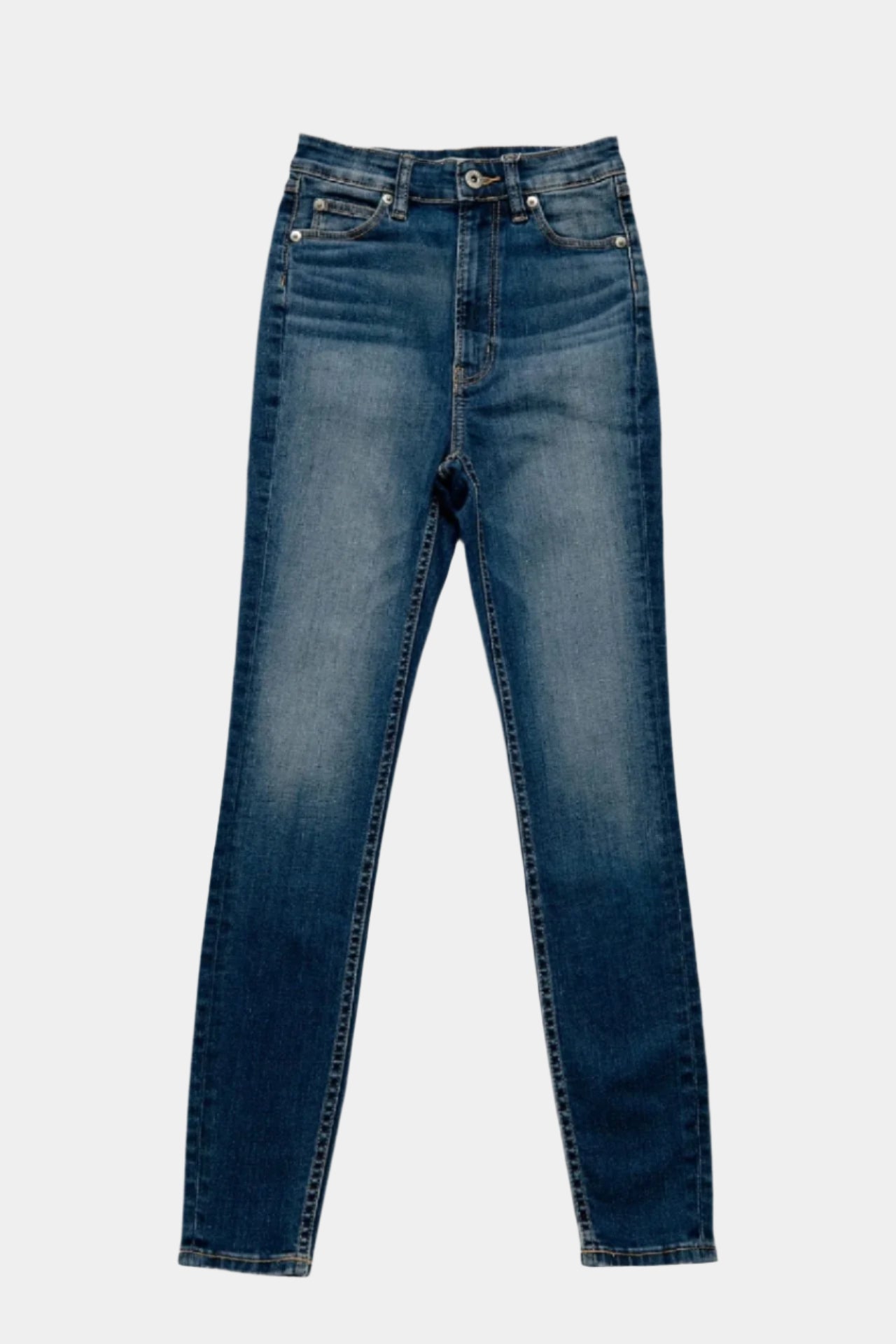 High Rise Skinny Vintage Wash - Dark Indigo