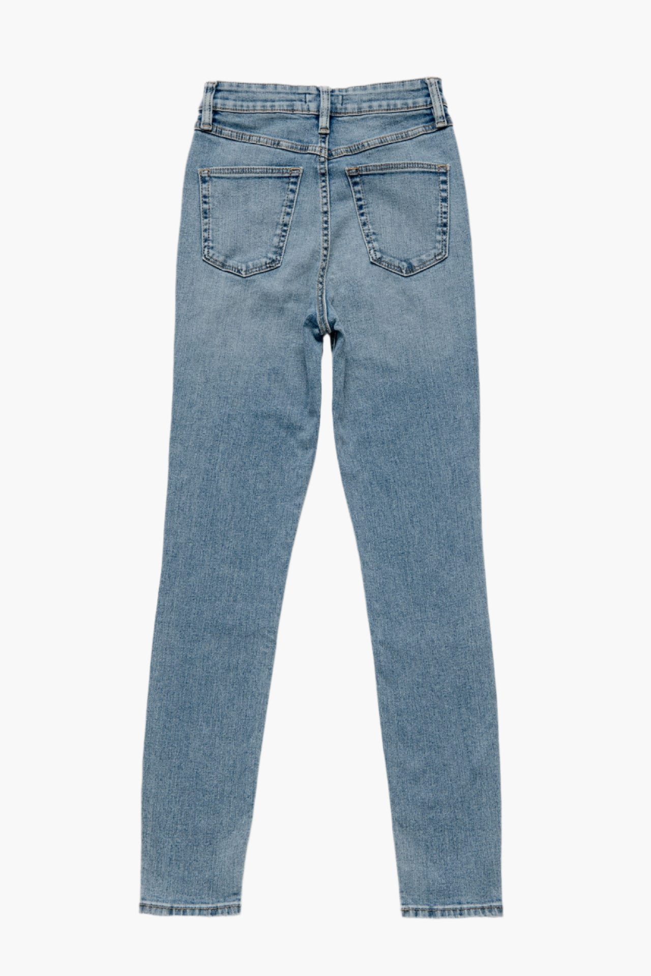 High Rise Skinny Vintage Wash - L. Indigo back