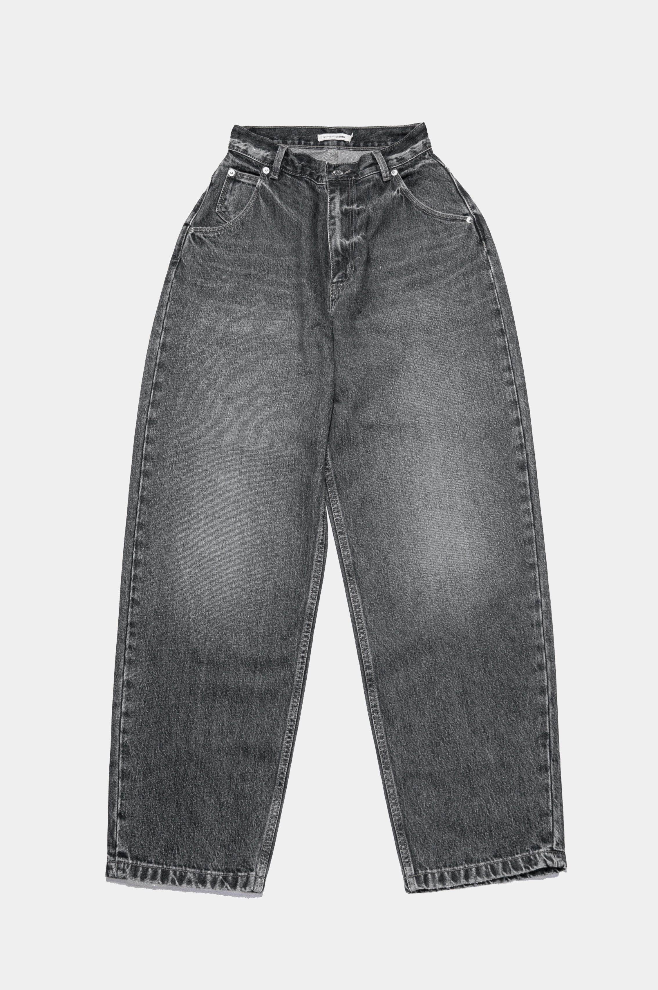 VINTAGE WIDE TAPERED CHARCOAL