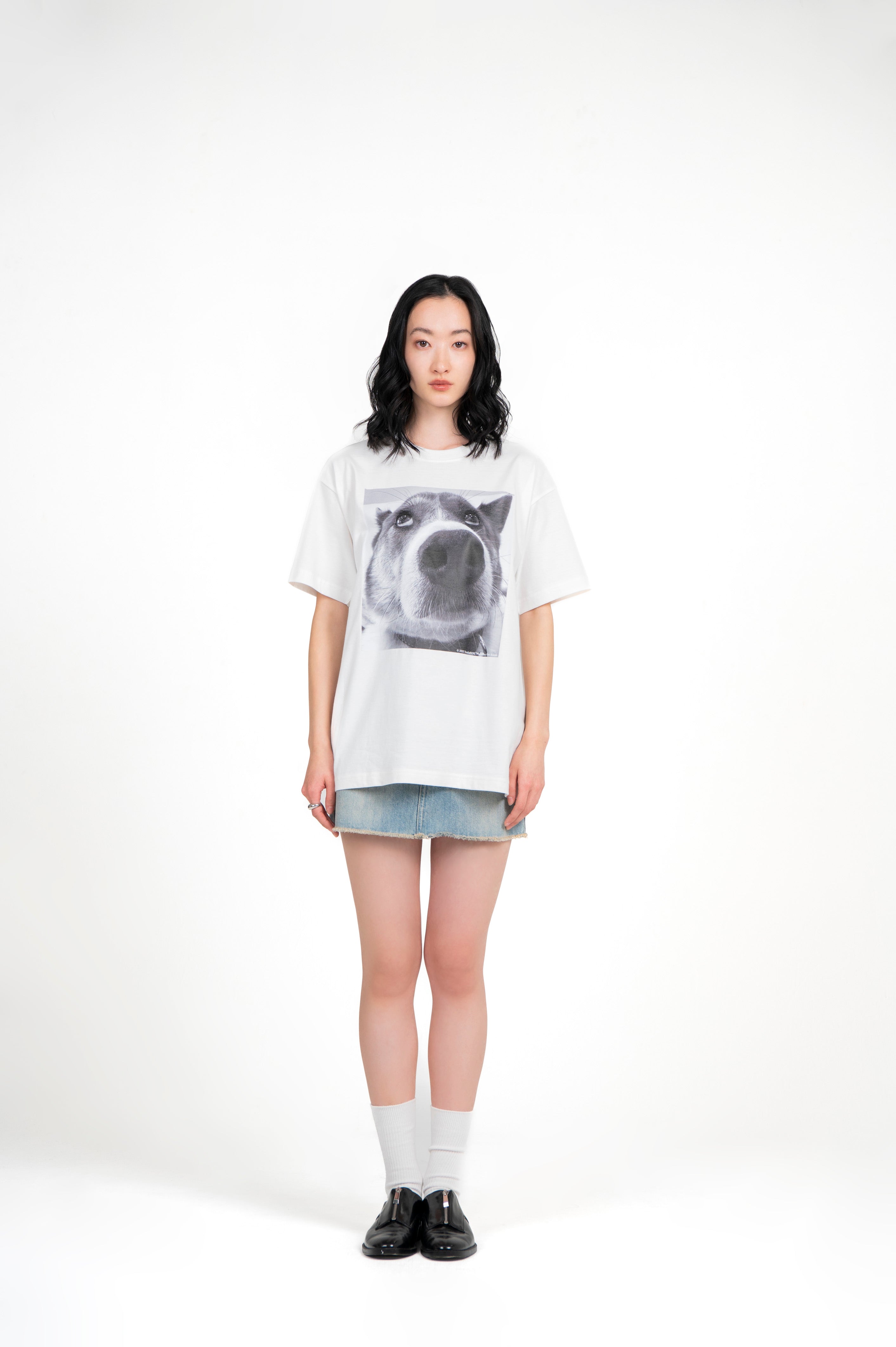 DOG PHOTO T-SHIRT WHITE