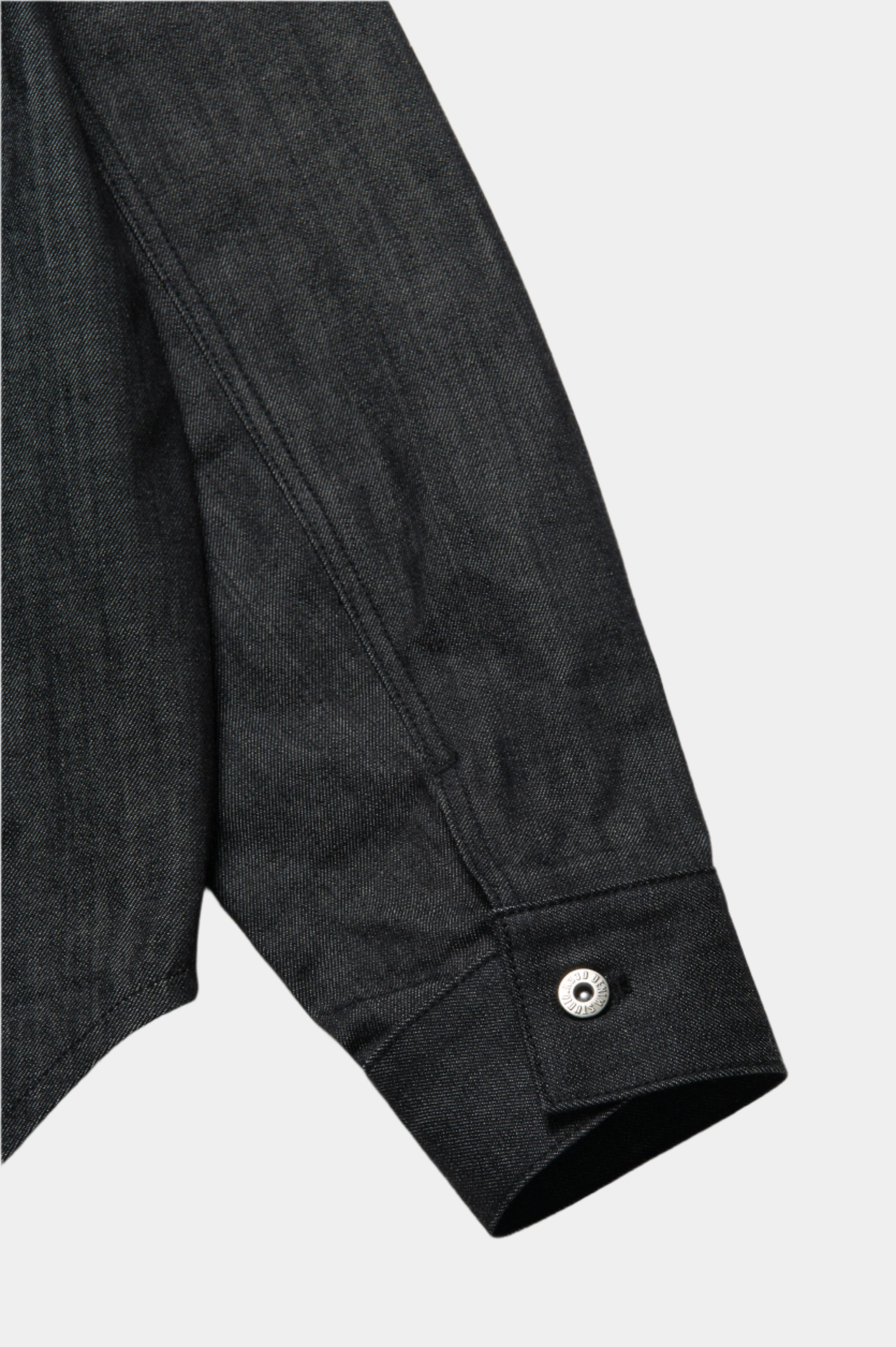 OVERSIZED DENIM SHIRT JACKET GRAY