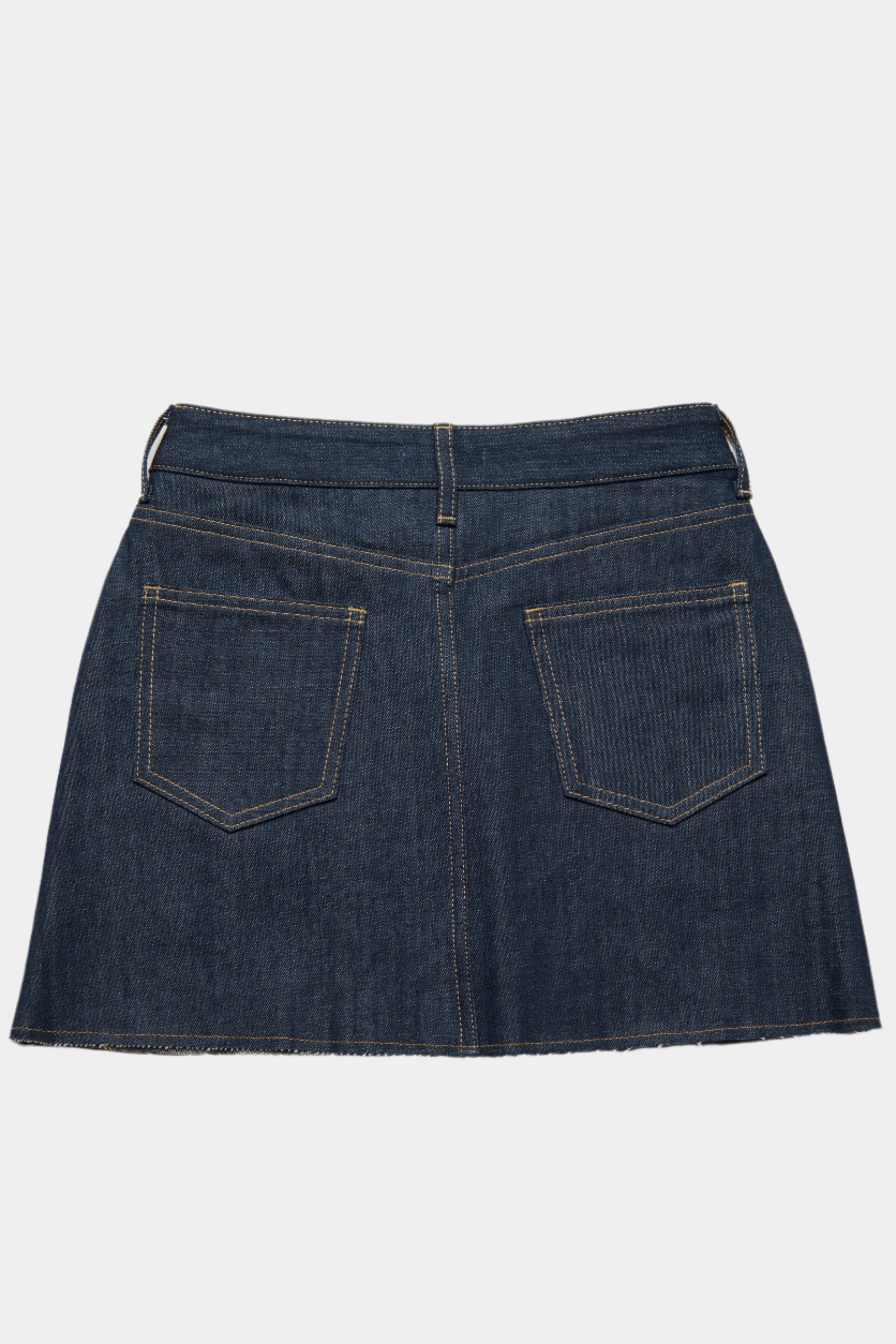DENIM MINI SKIRT NON WASH INDIGO
