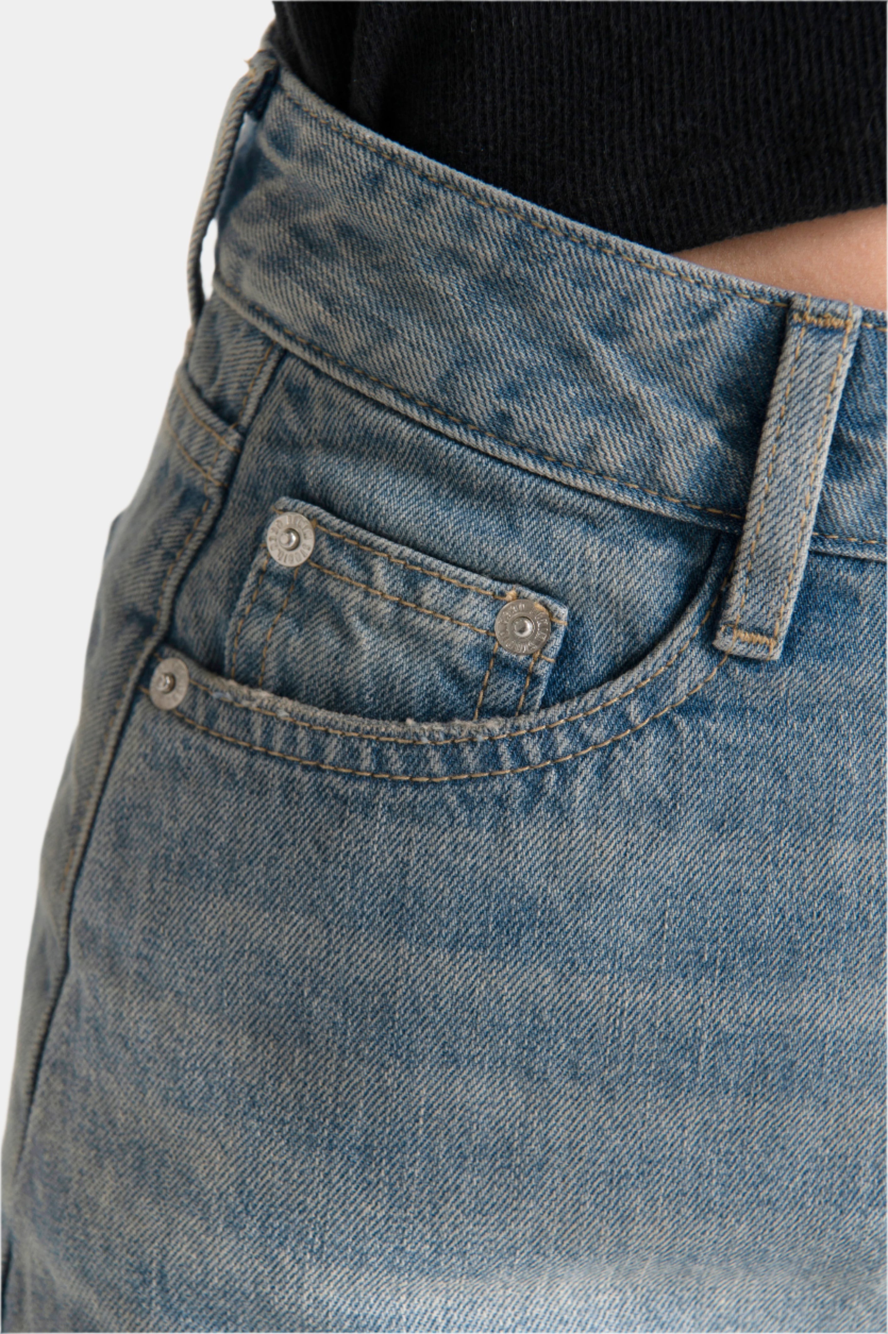 DENIM MINI SKIRT M.INDIGO