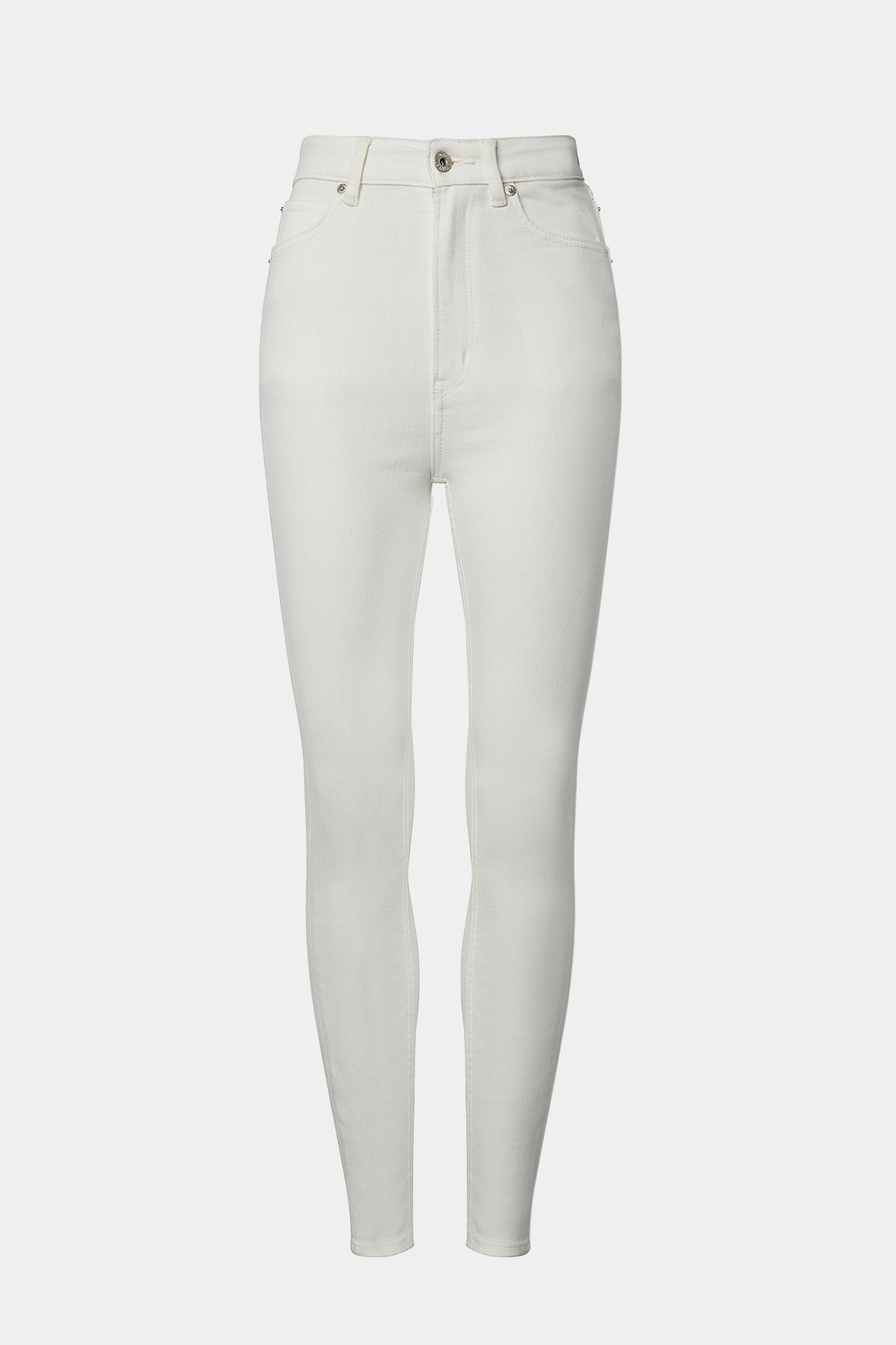 High Rise Skinny White