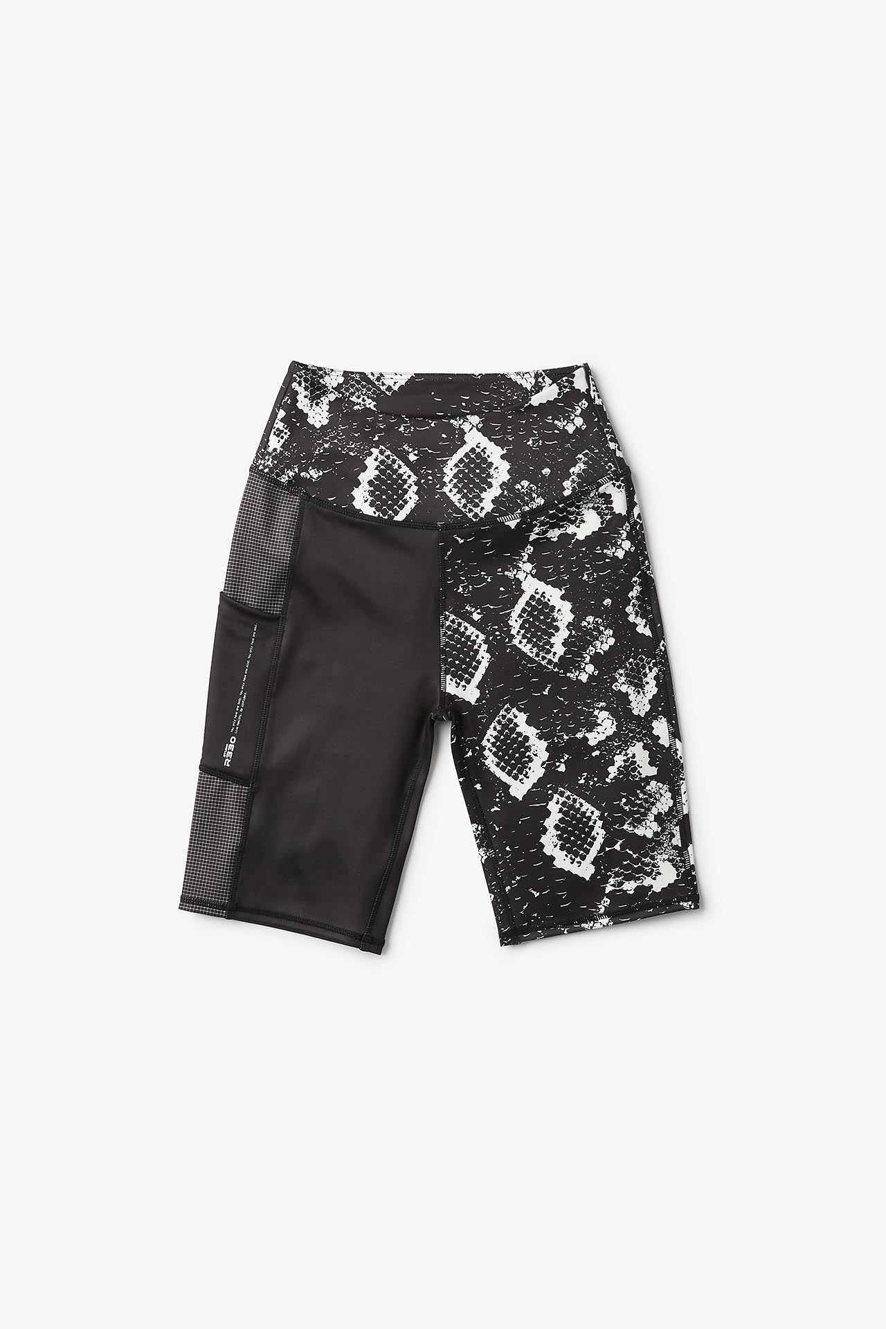Snake Print Bike Shorts