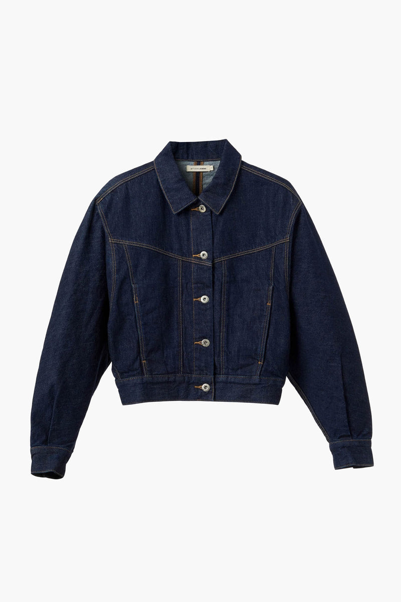 Dolman Sleeve Denim Jacket