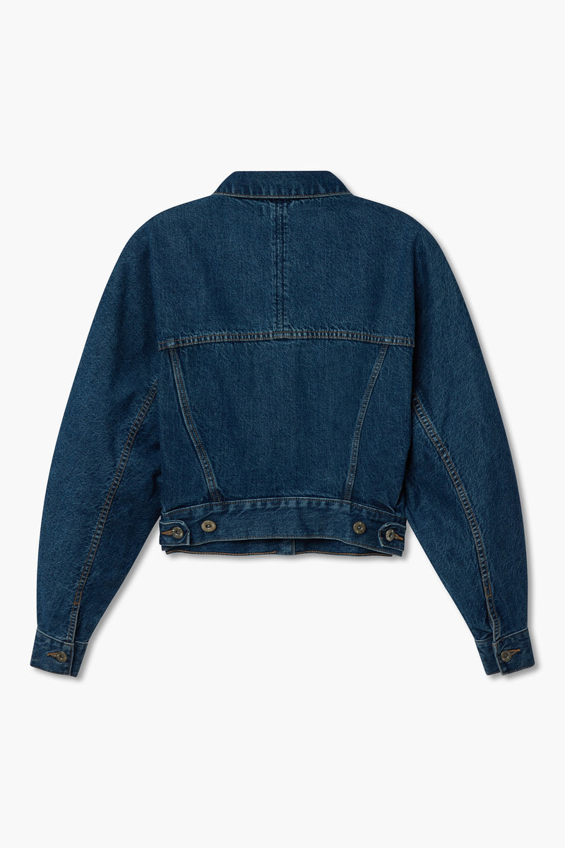 Dolman Sleeve Denim Jacket – STUDIO R330