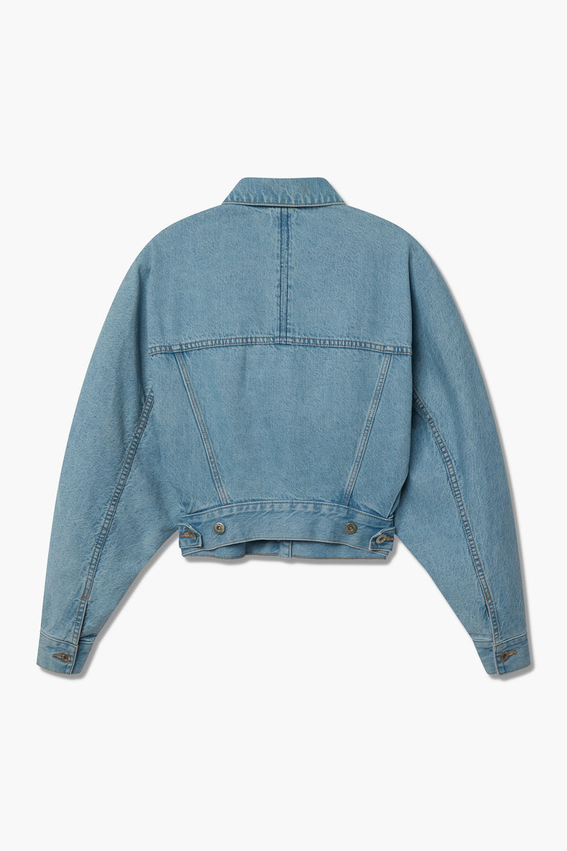 Dolman Sleeve Denim Jacket