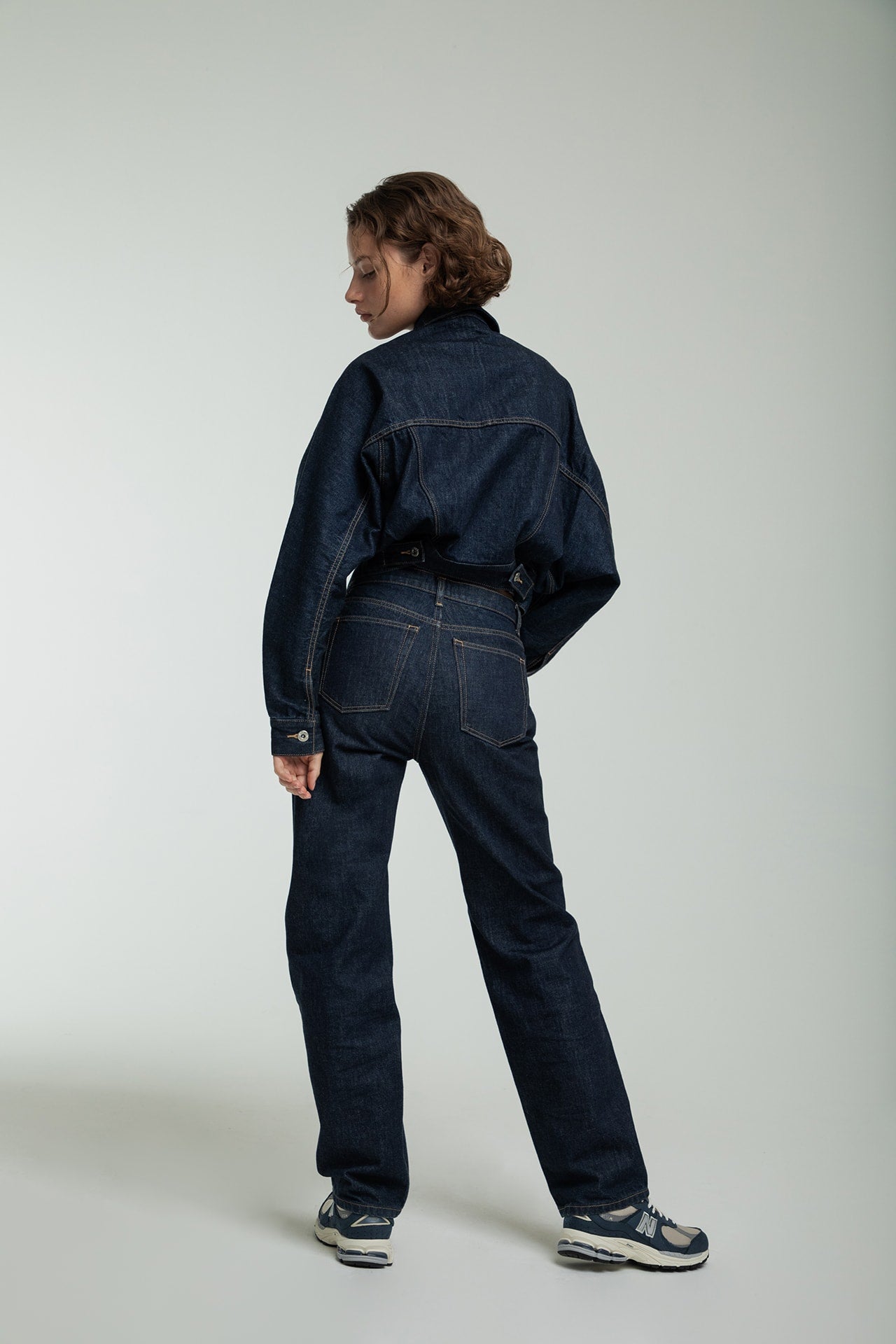 Unisex Low Rise Straight Fit Dark Navy