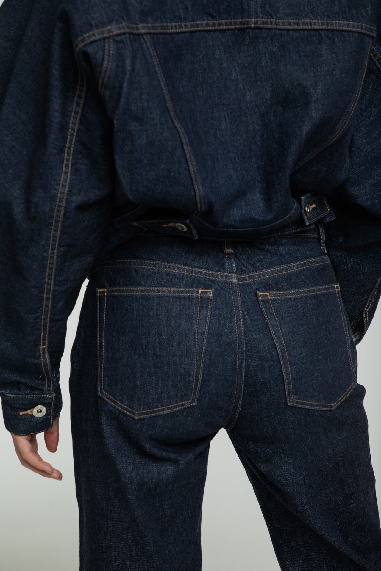 Unisex Low Rise Straight Fit Dark Navy