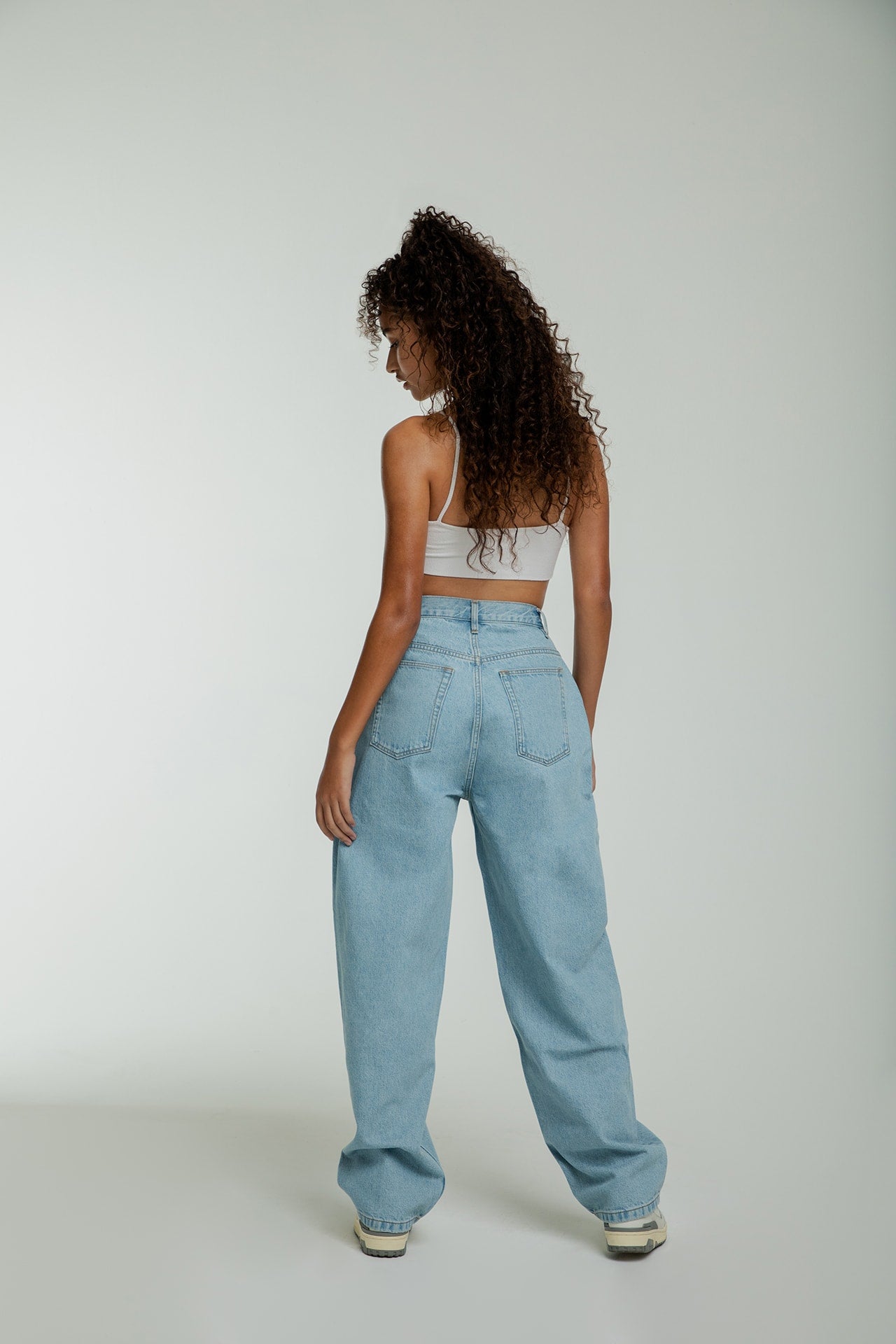 Wide Tapered Light Blue