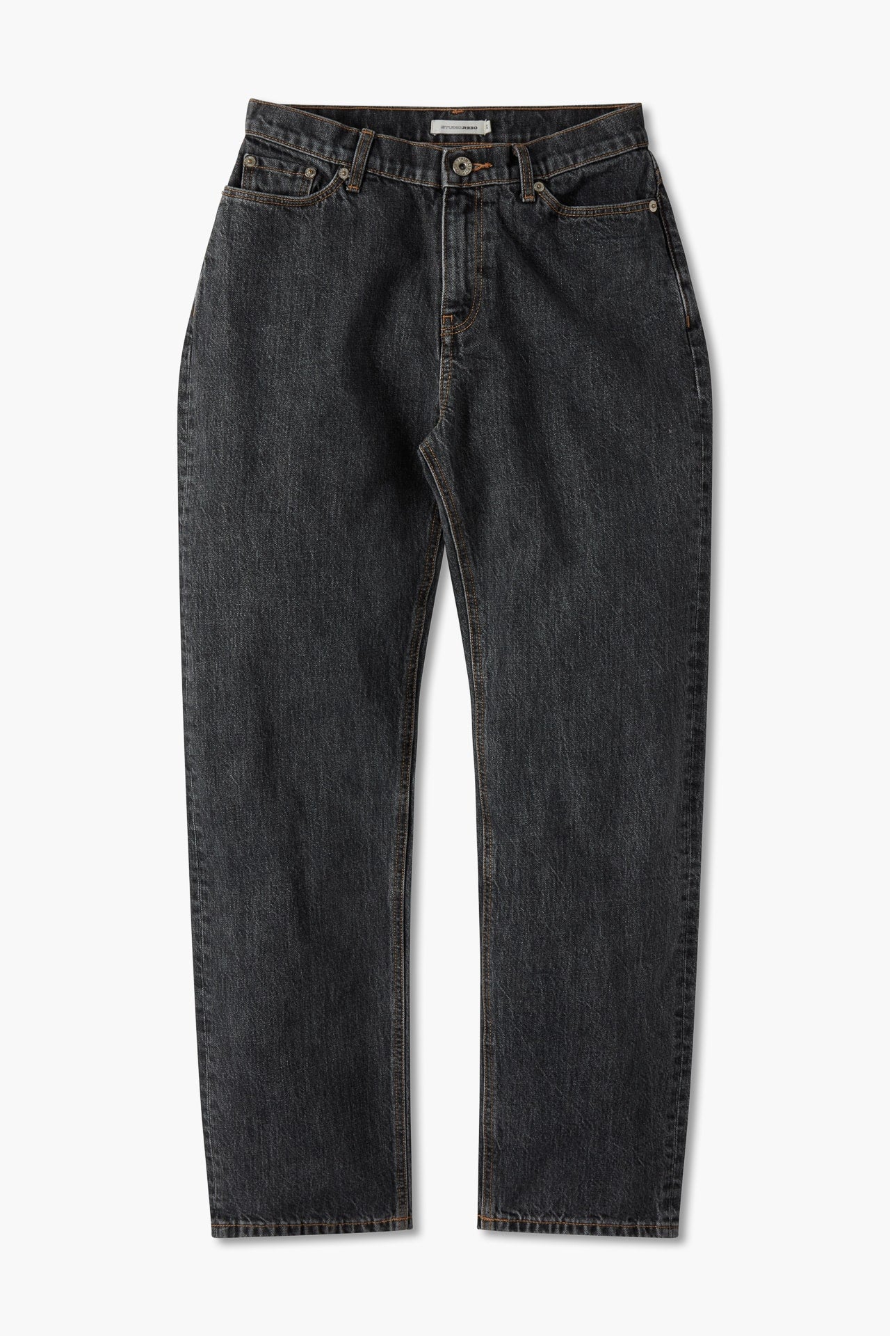 Low Rise Straight Fit Charcoal