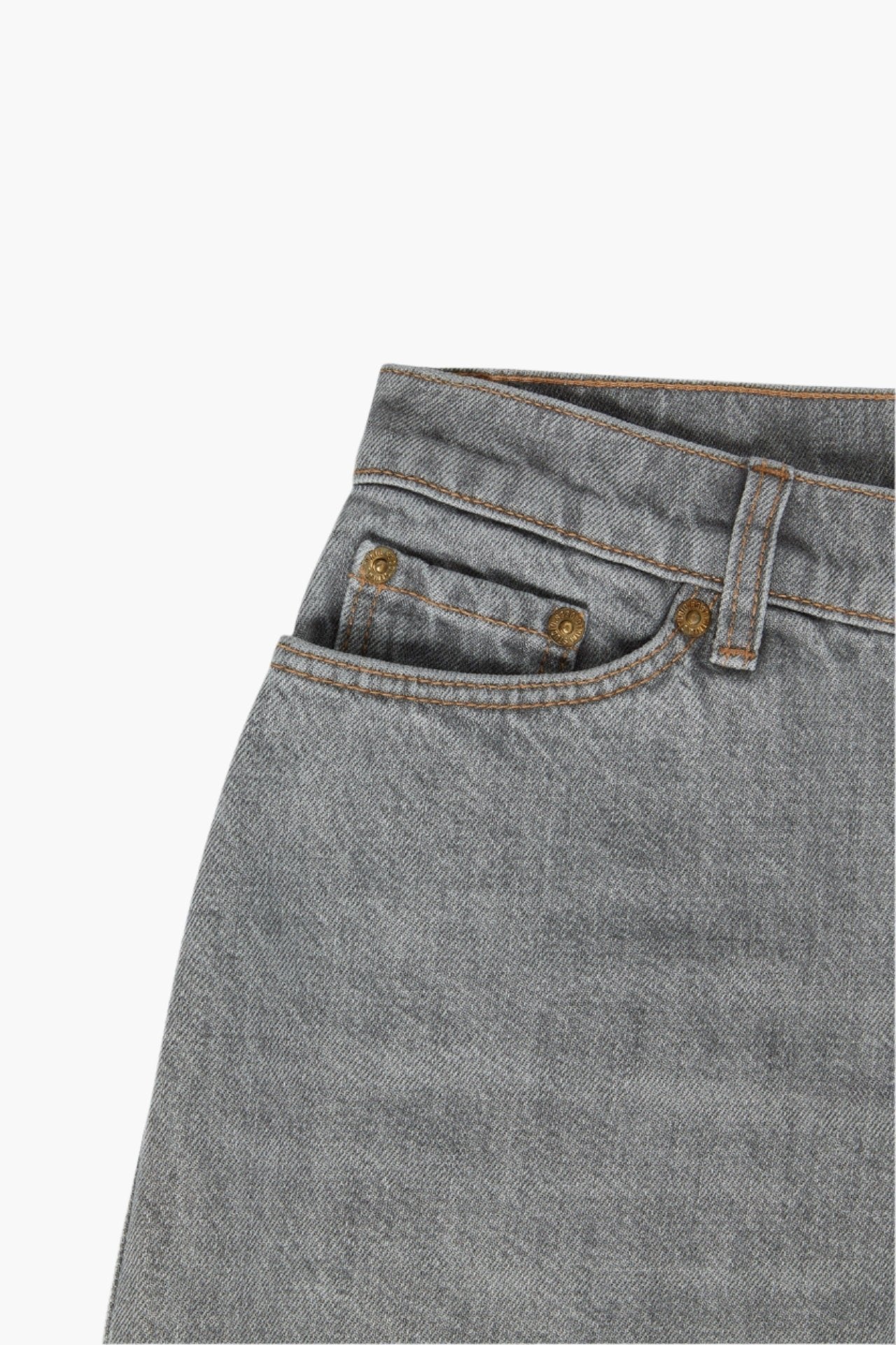 Low Rise Straight Fit Gray