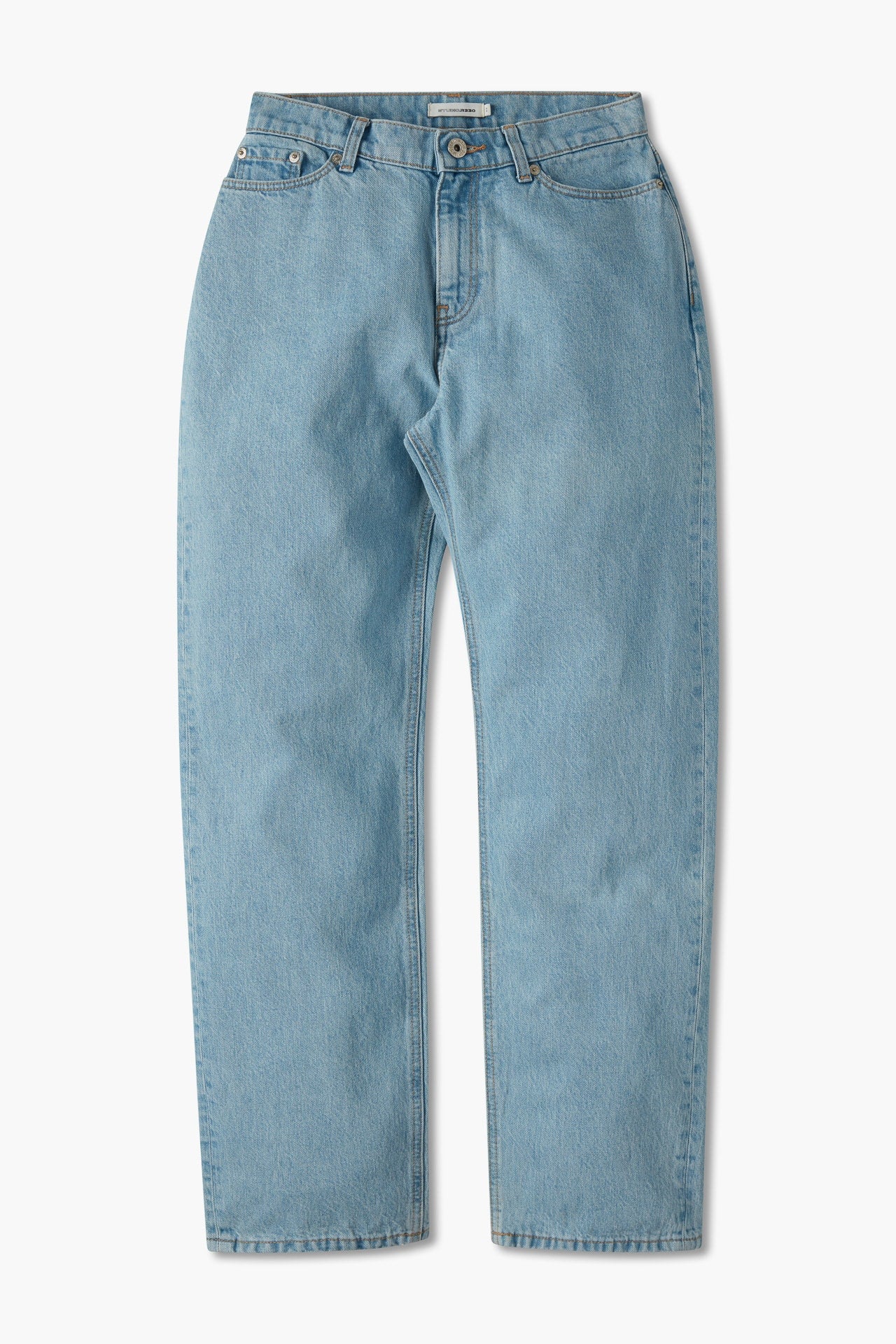 Low Rise Straight Fit Light Blue