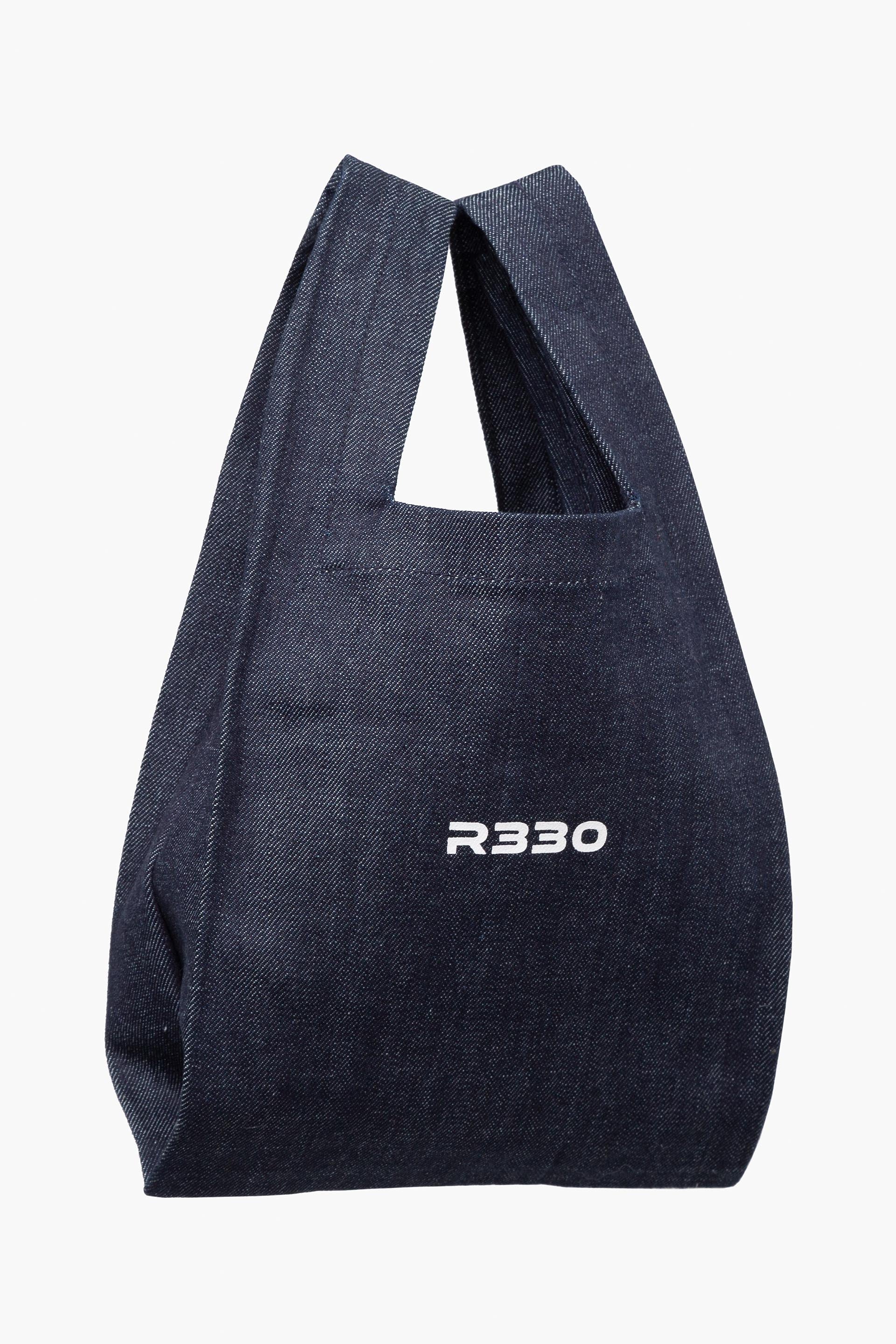 DENIM MARCHE BAG SMALL - Full front