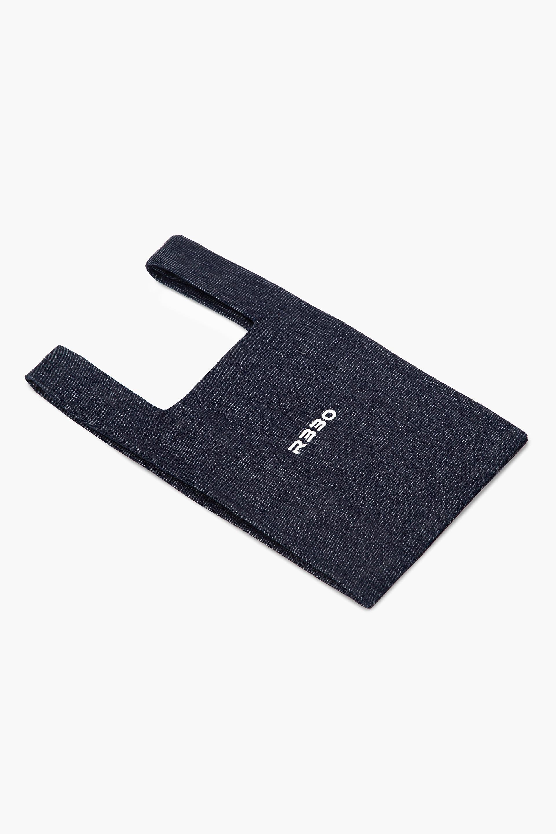 DENIM MARCHE BAG SMALL - Flat