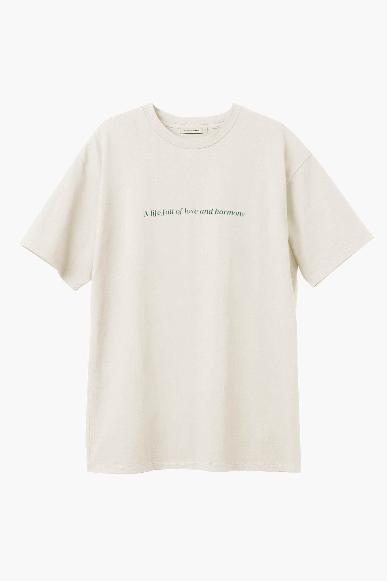 Unisex "Love and Harmony" Graphic Tee Ecru