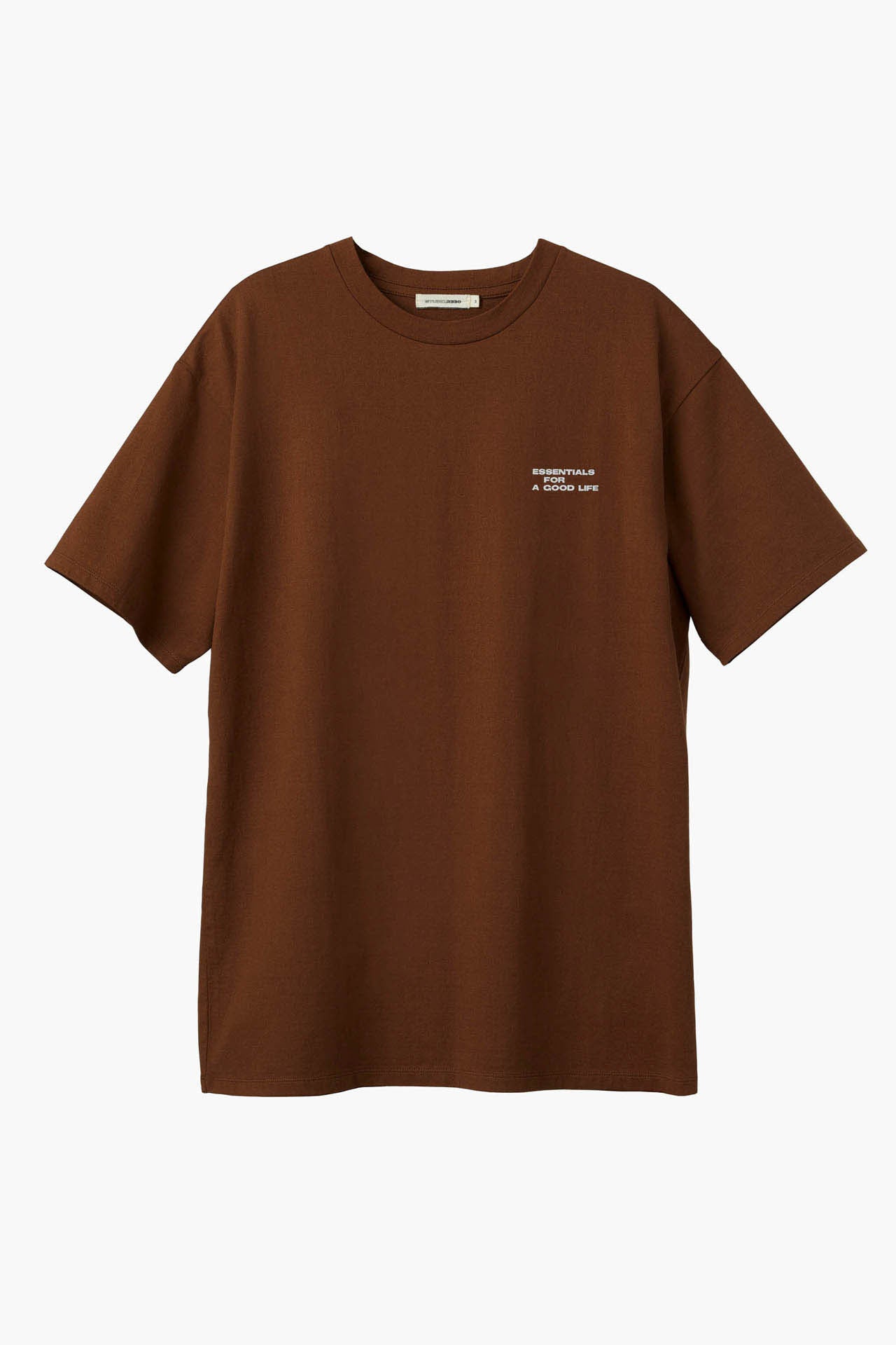Unisex "Essential for a good life" Graphic Tee Brown