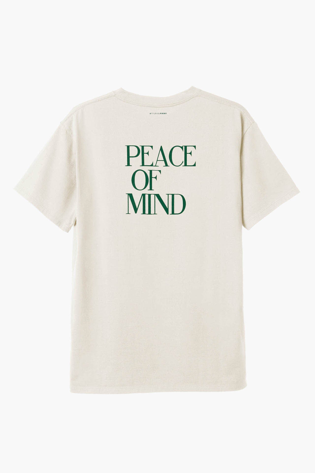 UNISEX "PEACE OF MIND" GRAPHIC TEE Ecru