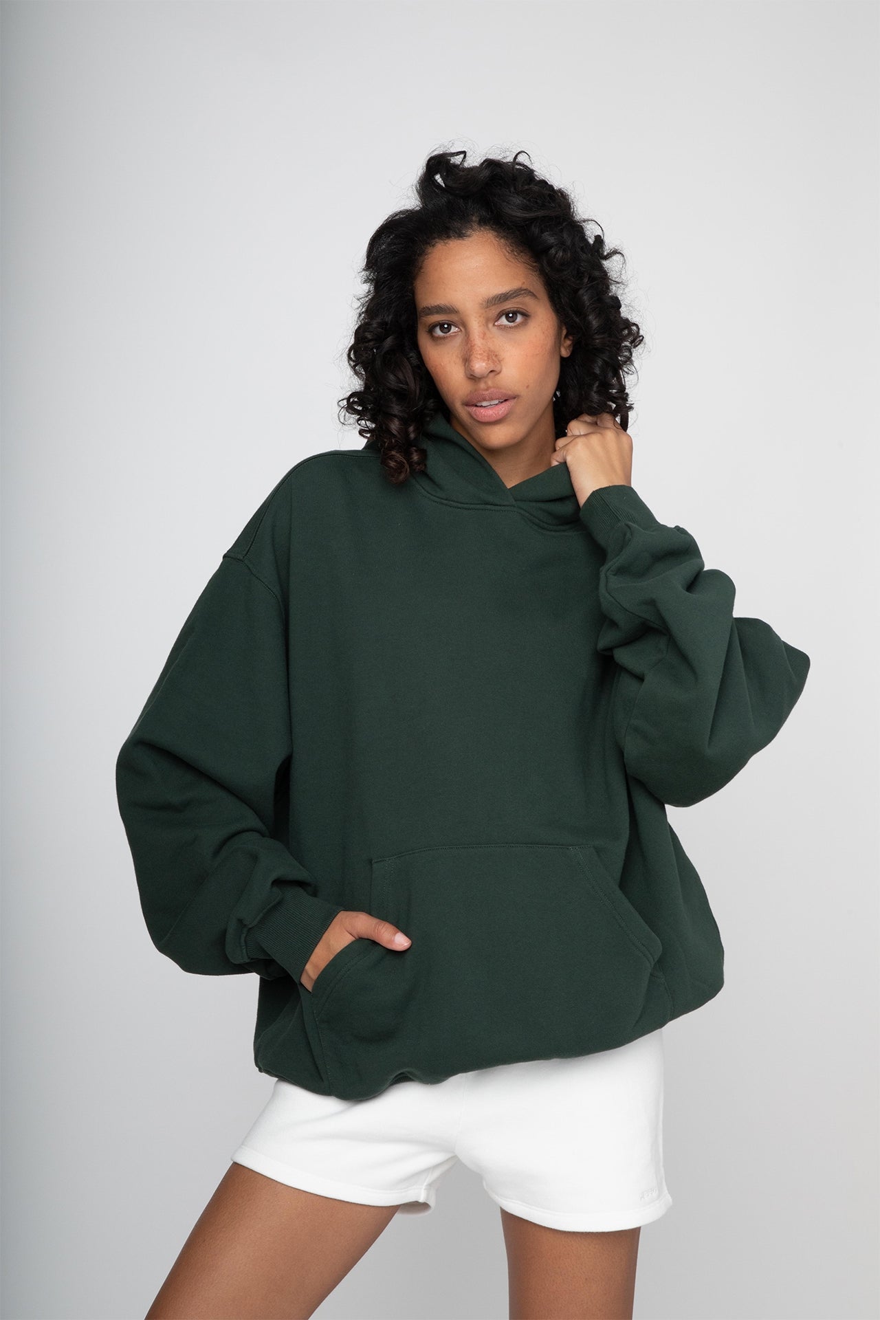 Unisex Oversized Pullover Hoodie Green