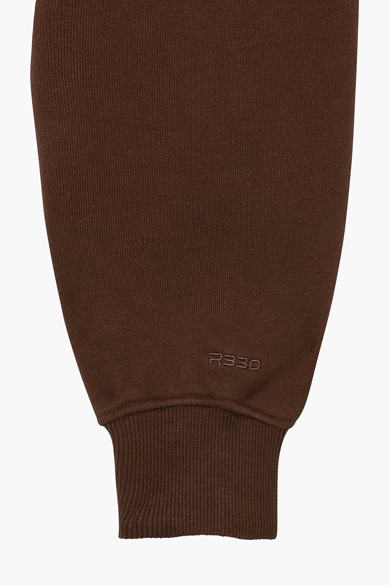 Cropped Zip Hoodie - end of sleeves