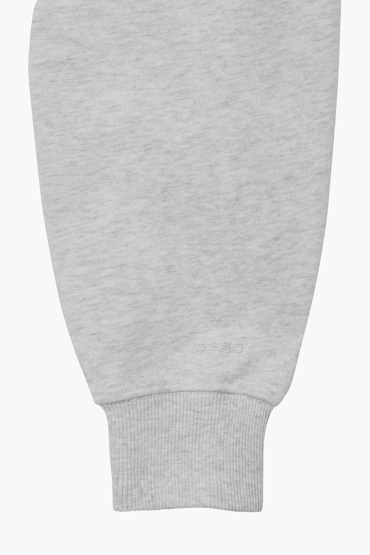 Cropped Zip Hoodie Grey