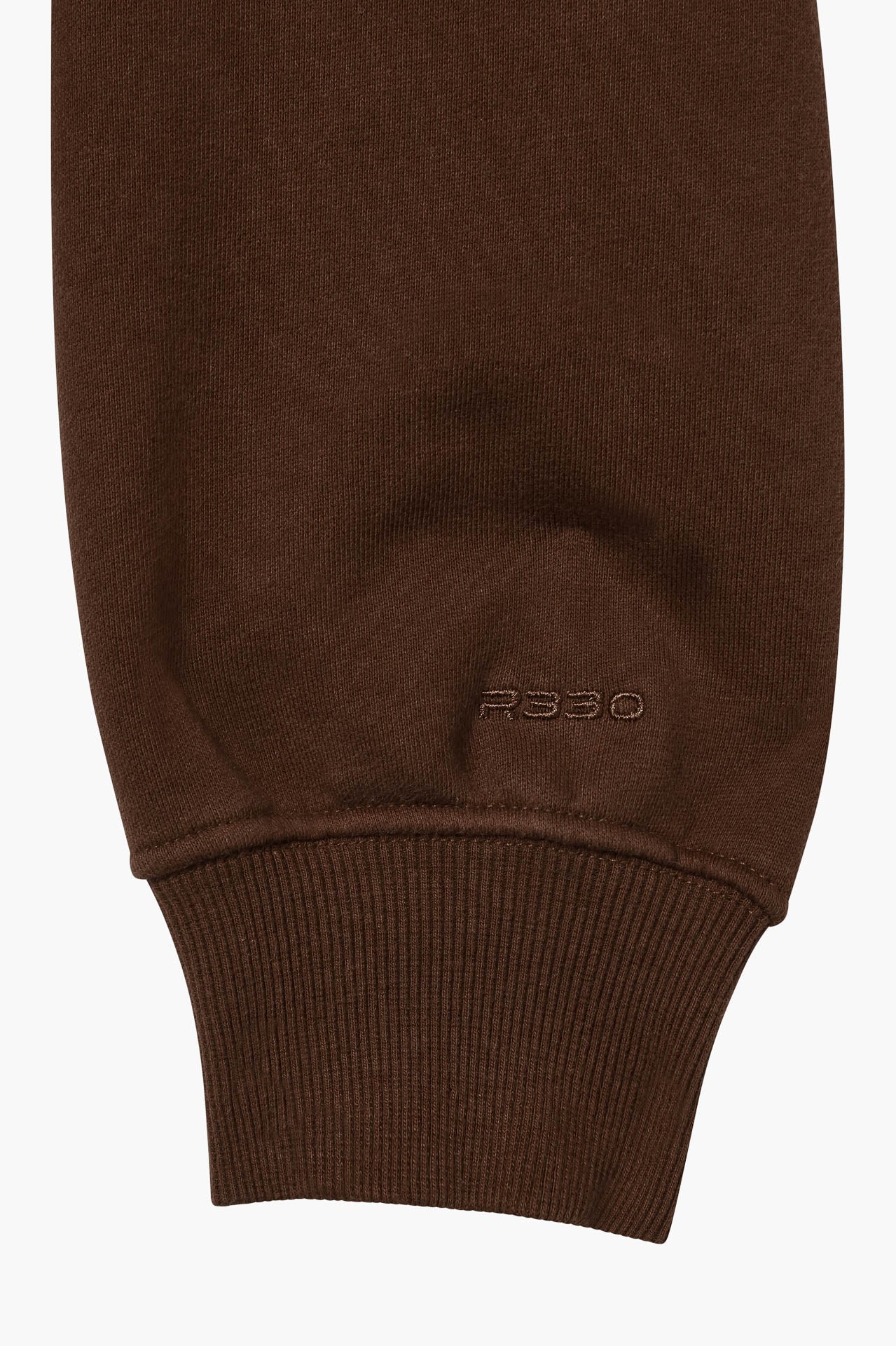 Unisex Oversized Zip Hoodie Brown