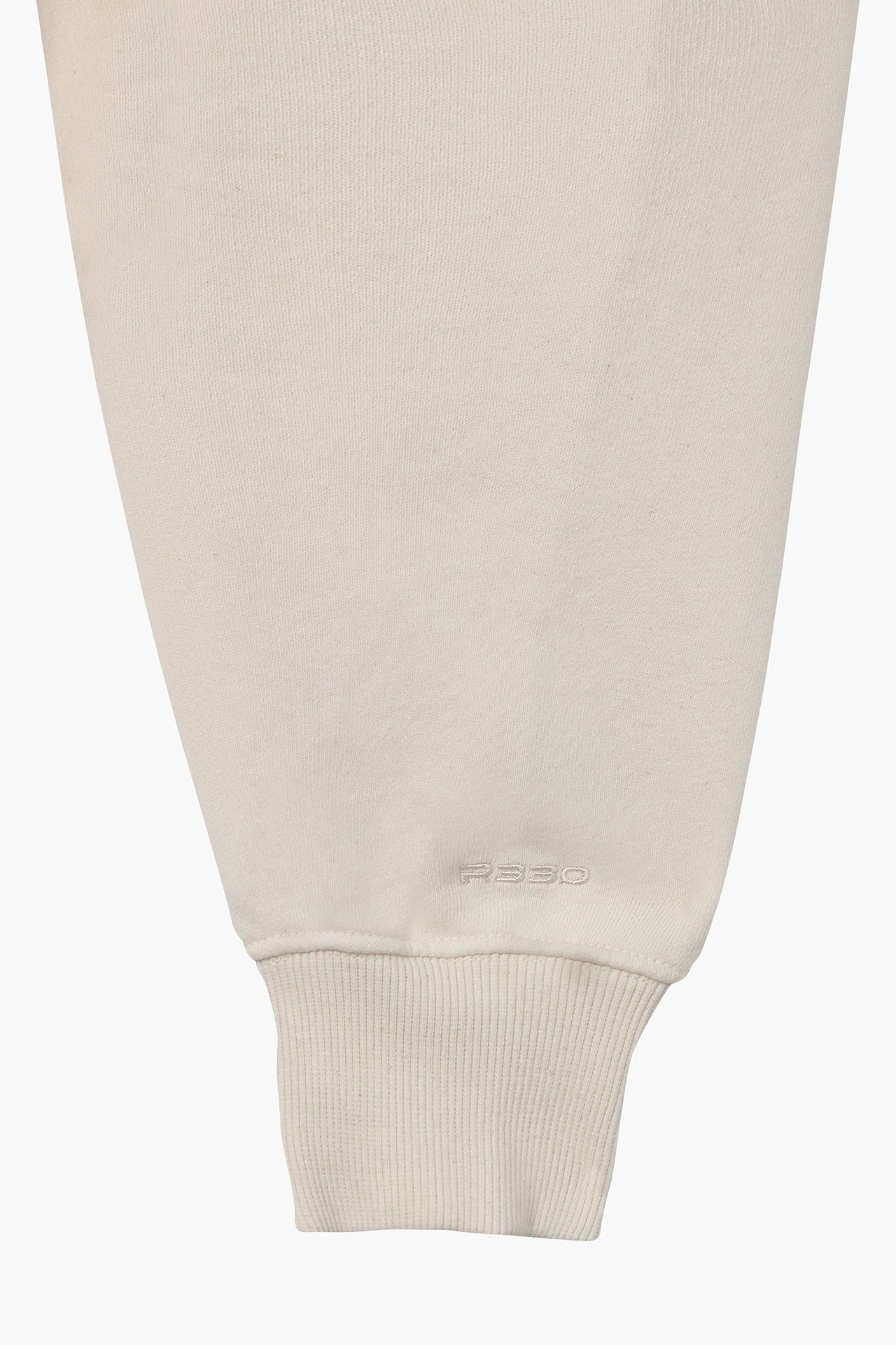 Unisex Oversized Half Zip Sweat Ecru