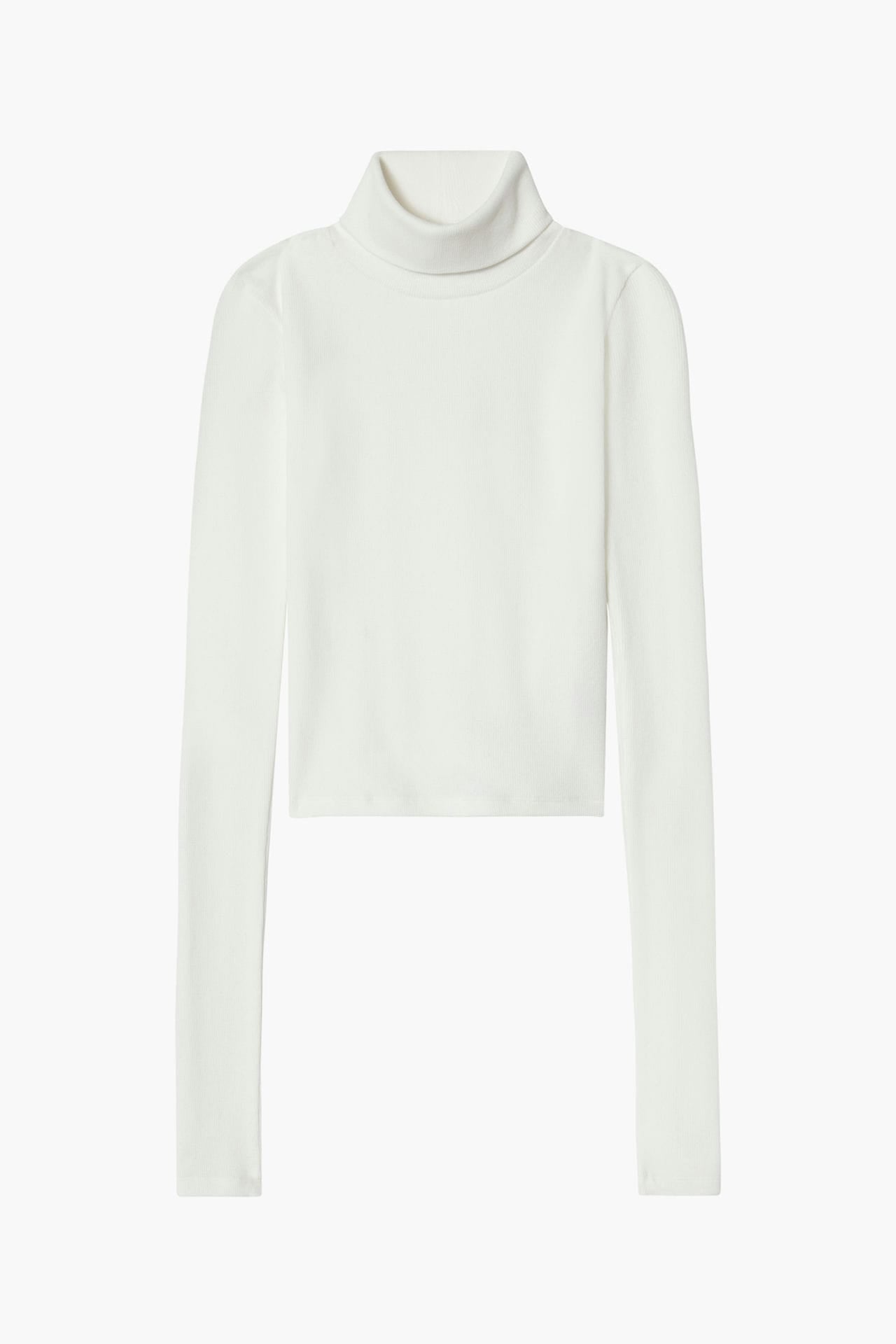Neo Fitted Turtle Neck White