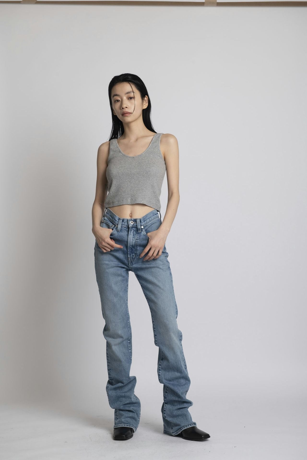 Neo Fitted Tank Gray