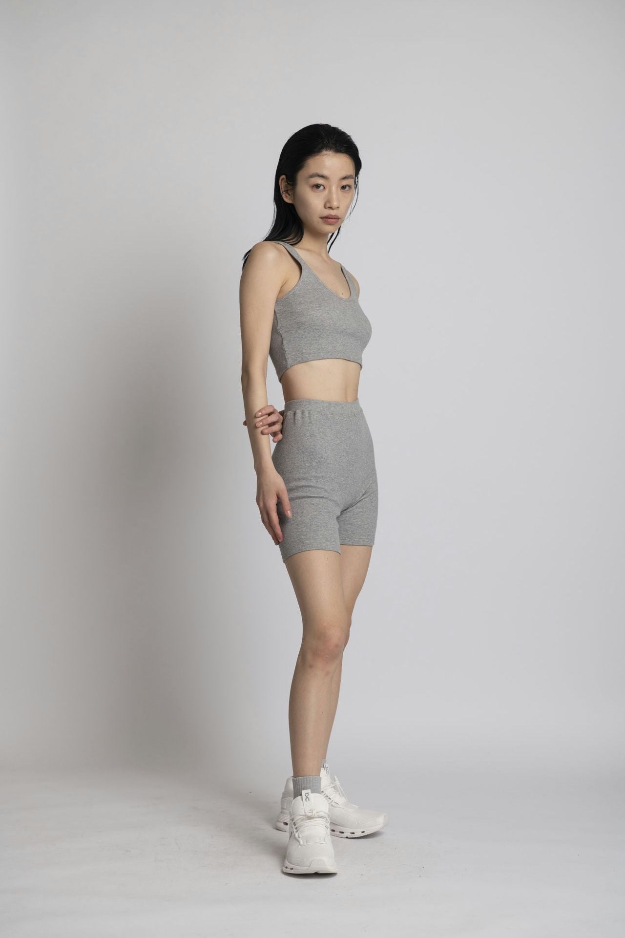 Neo Fitted Bike Shorts Gray