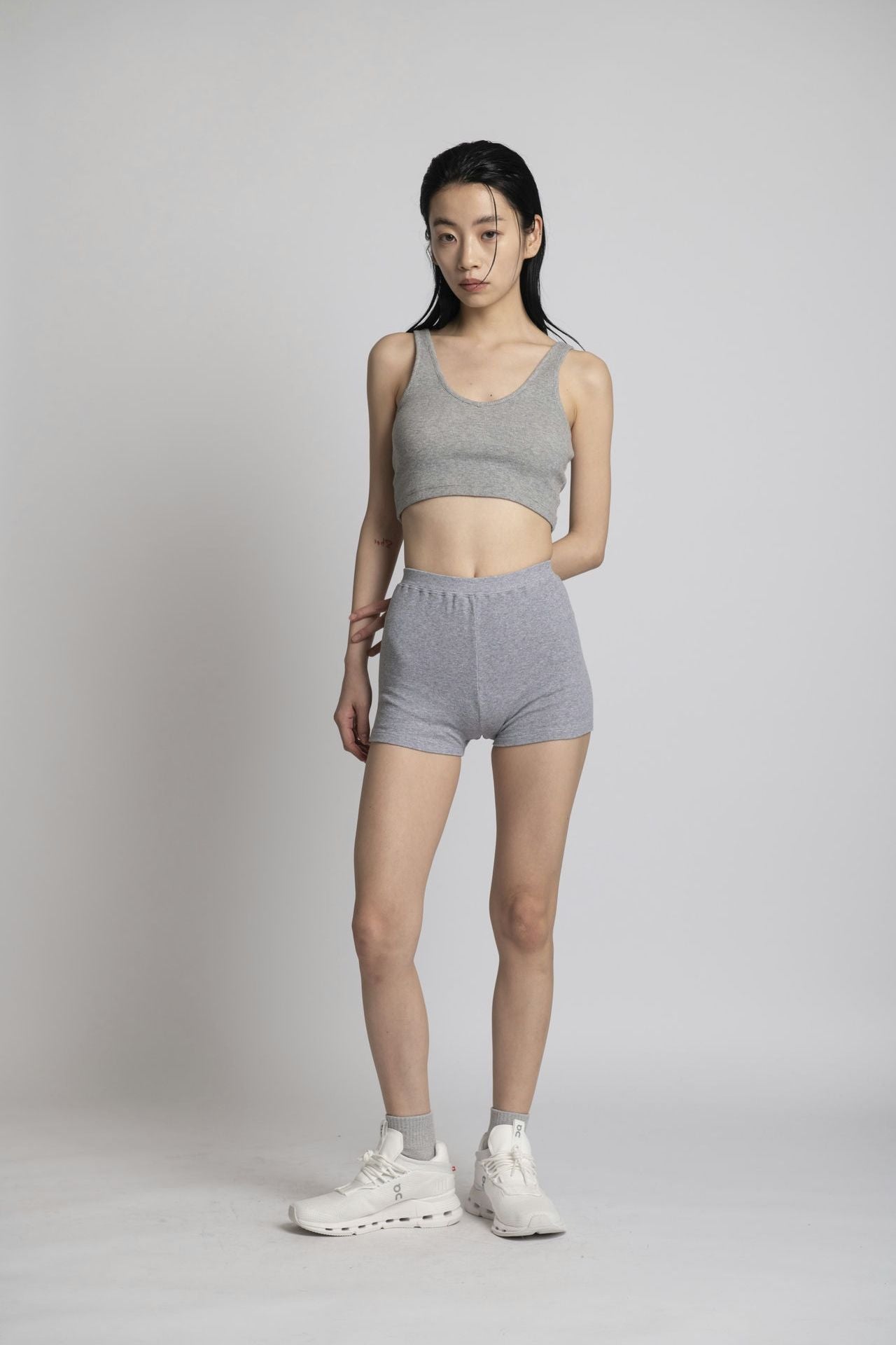 Neo Fitted Micro Shorts Gray