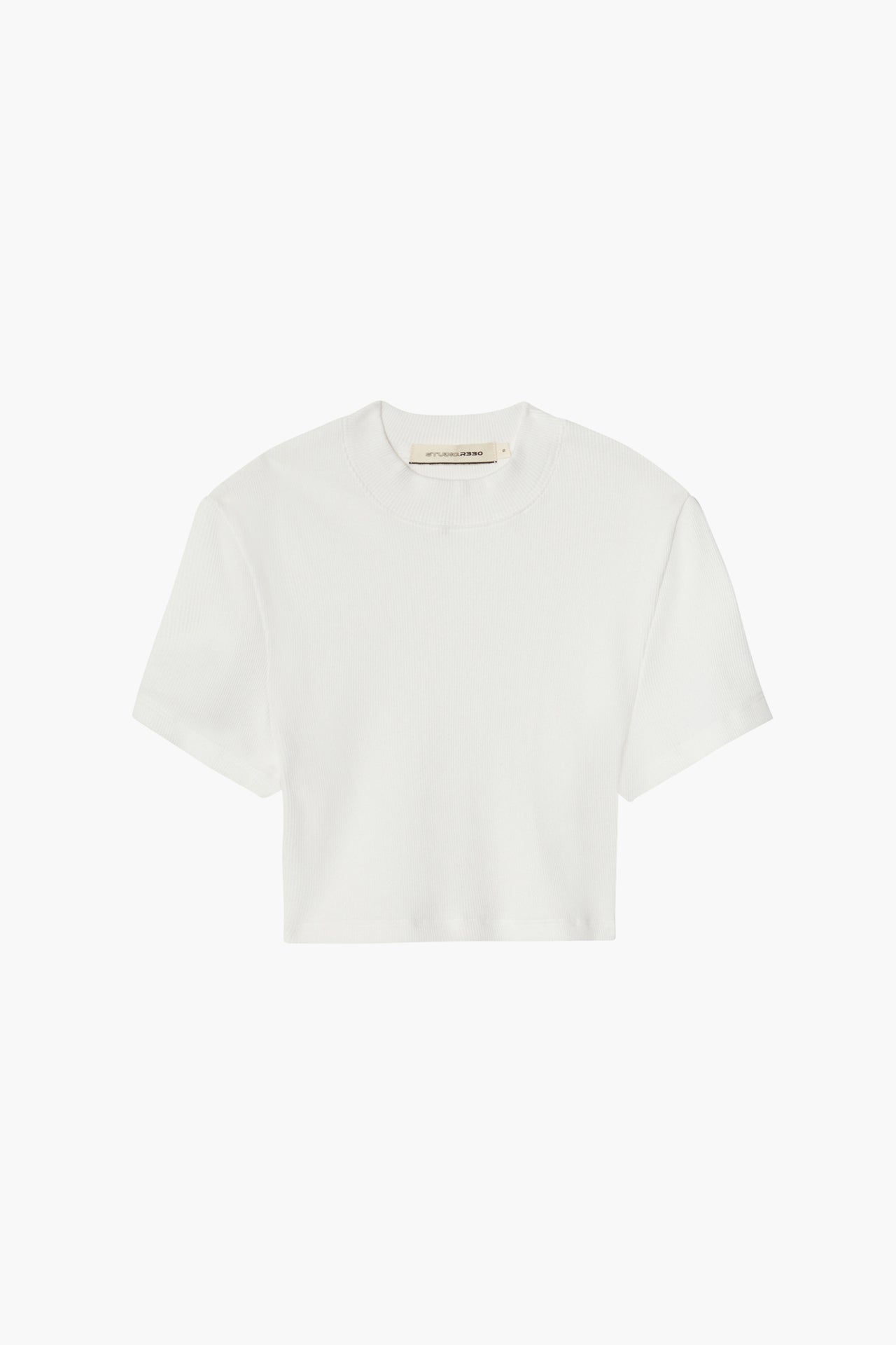 Neo Fitted Cropped Tee White