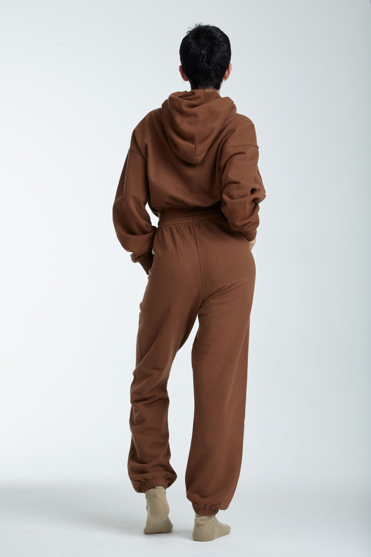Women's Sweat Joggers Brown
