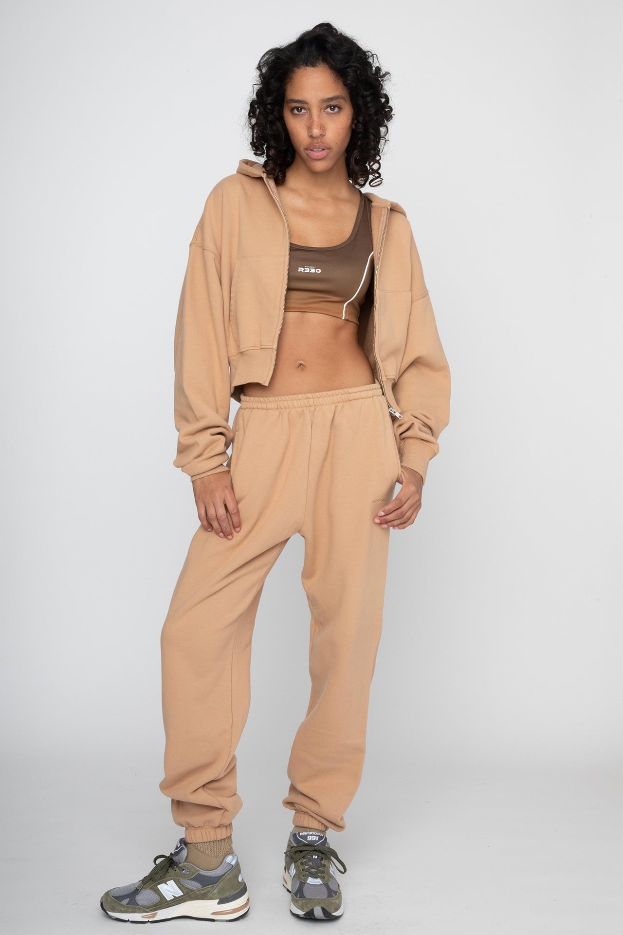 Women's Sweat Joggers Light Brown