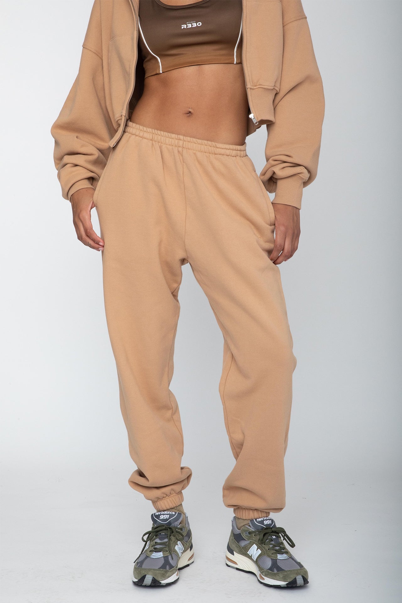 Women's Sweat Joggers Light Brown