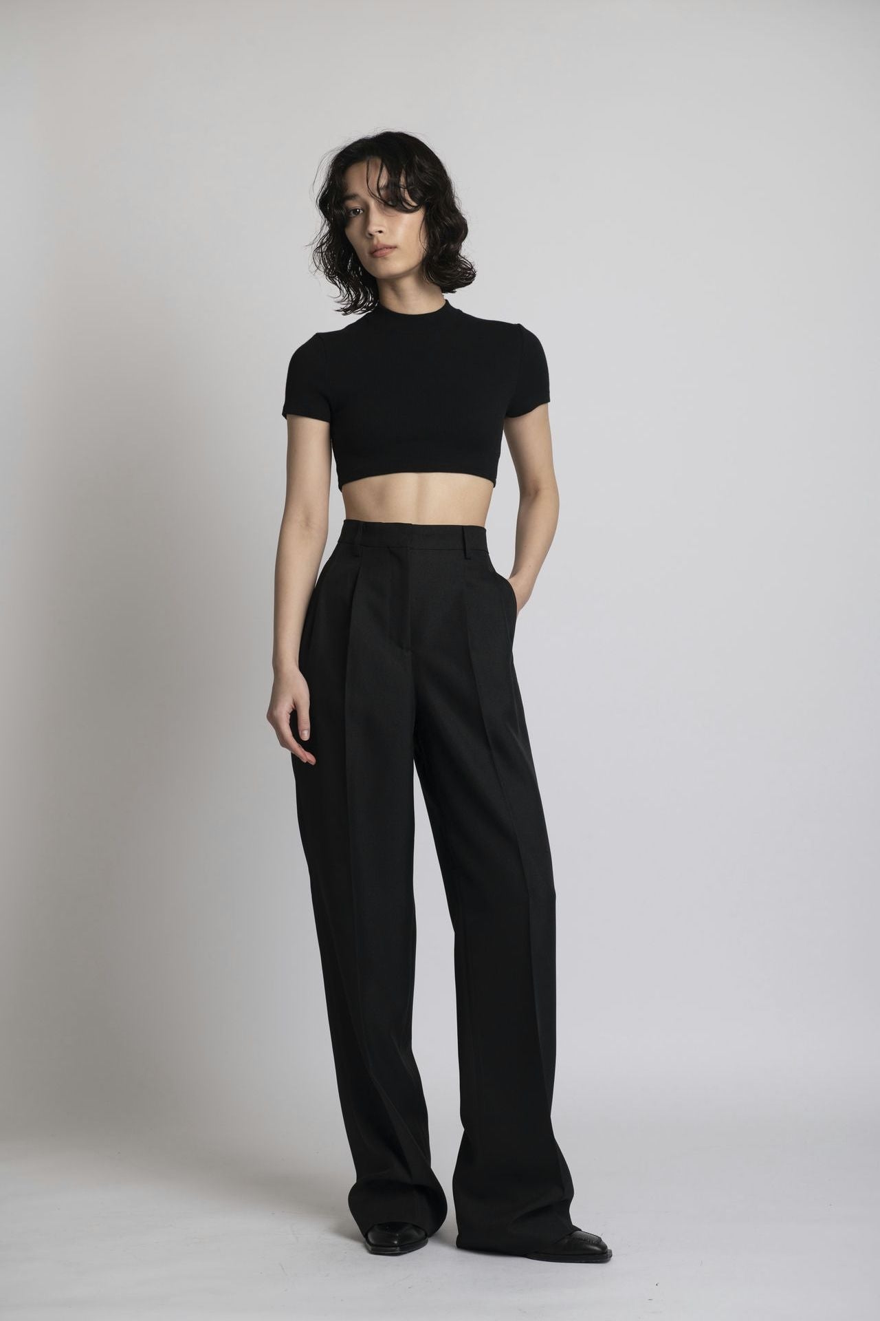 Wide Trouser Black